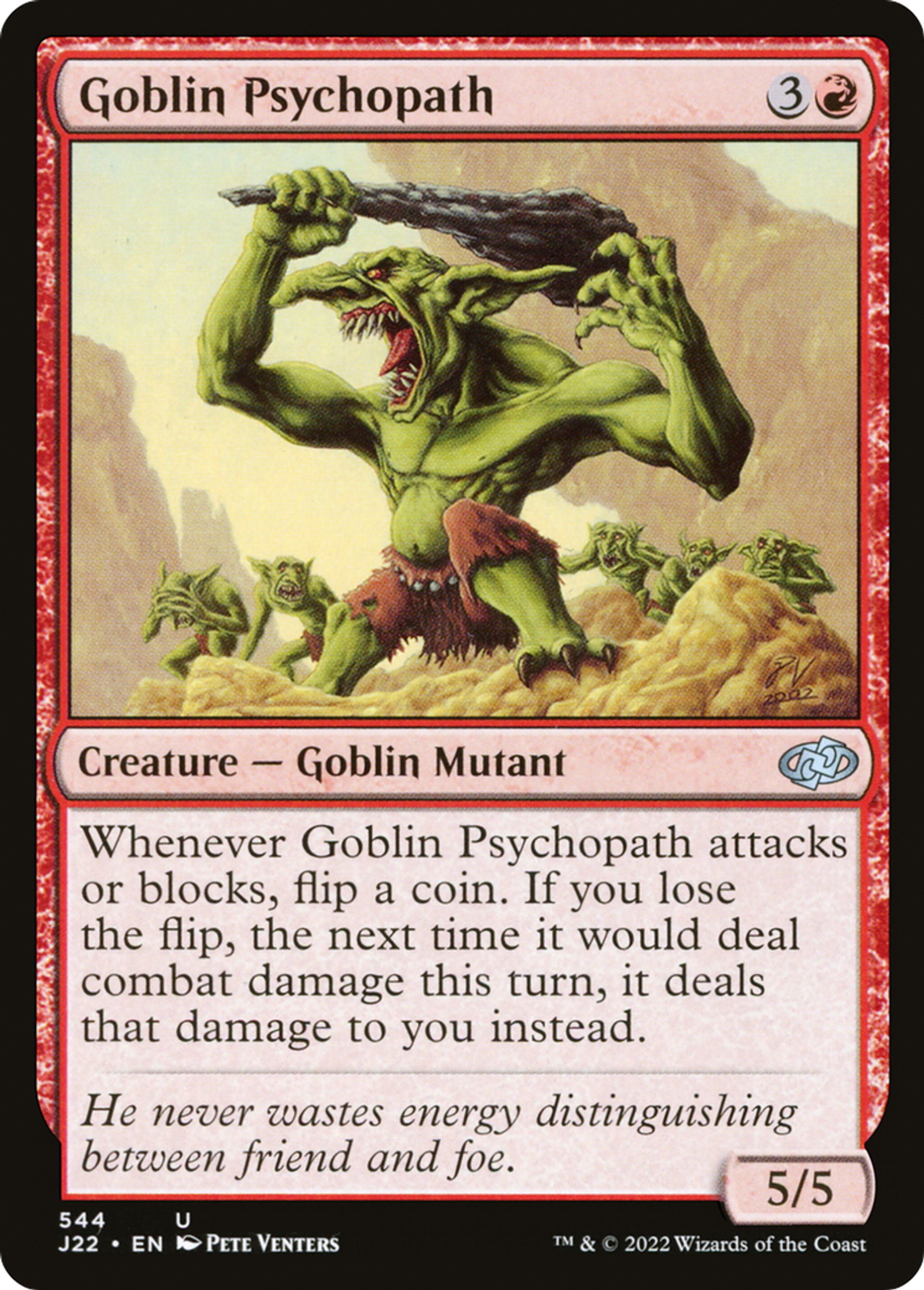 Psychopathe gobelin — Jumpstart 2022 — Magic: The Gathering