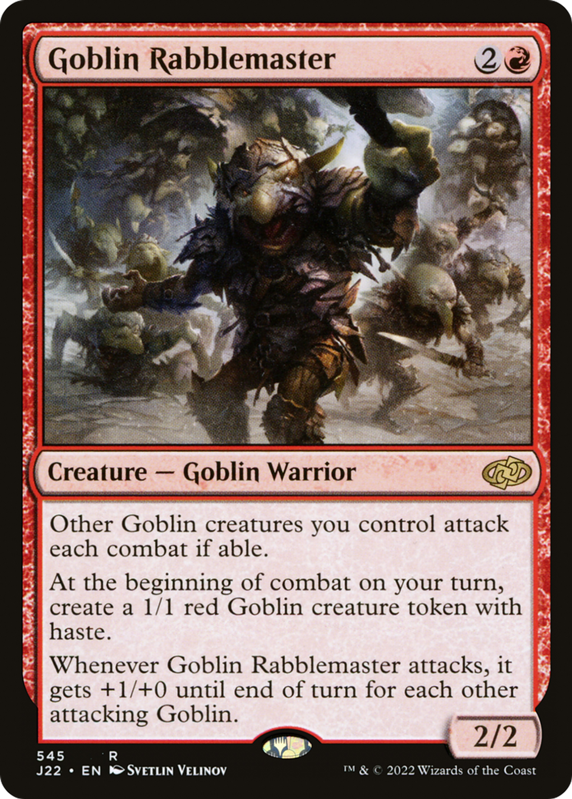 Maître plébéien gobelin — Jumpstart 2022 — Magic: The Gathering
