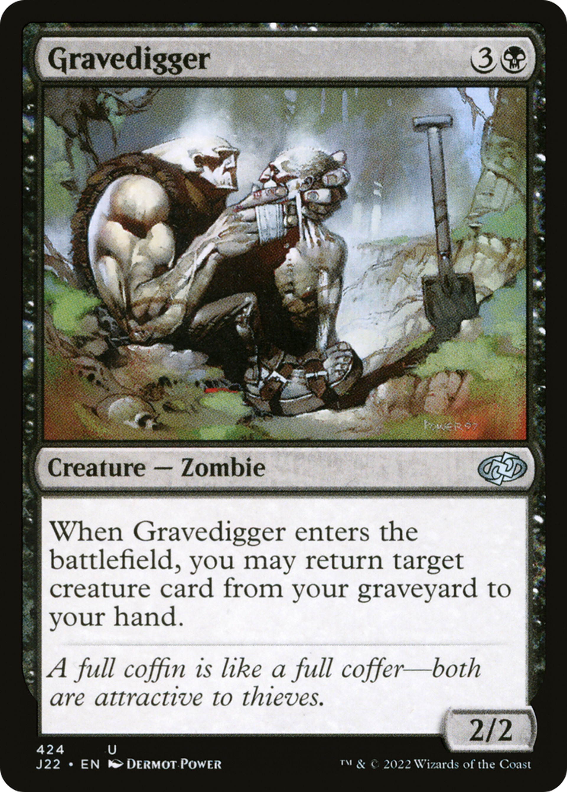 Gravedigger — Jumpstart 2022 — Magic: The Gathering
