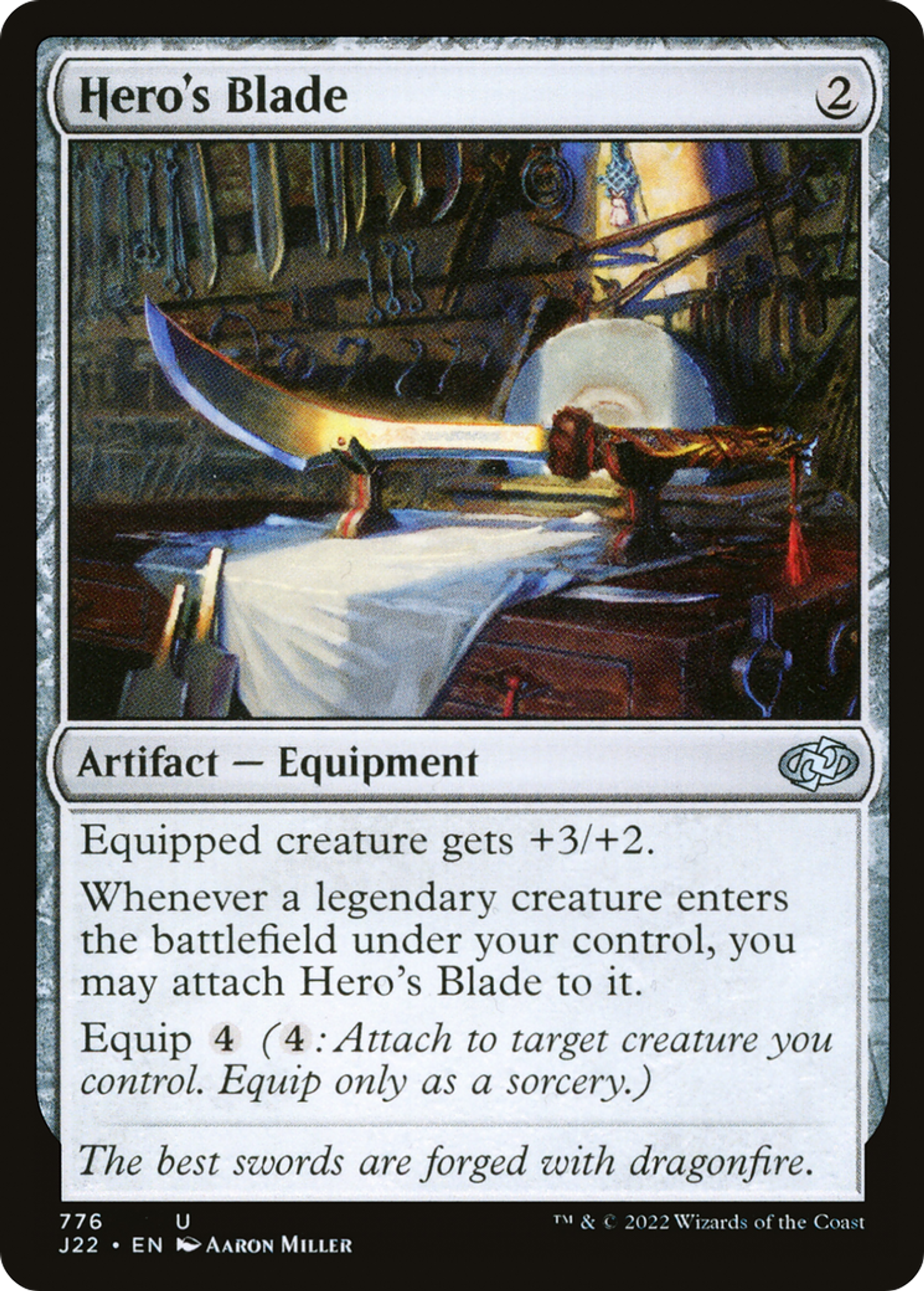 Lame du héros — Jumpstart 2022 — Magic: The Gathering