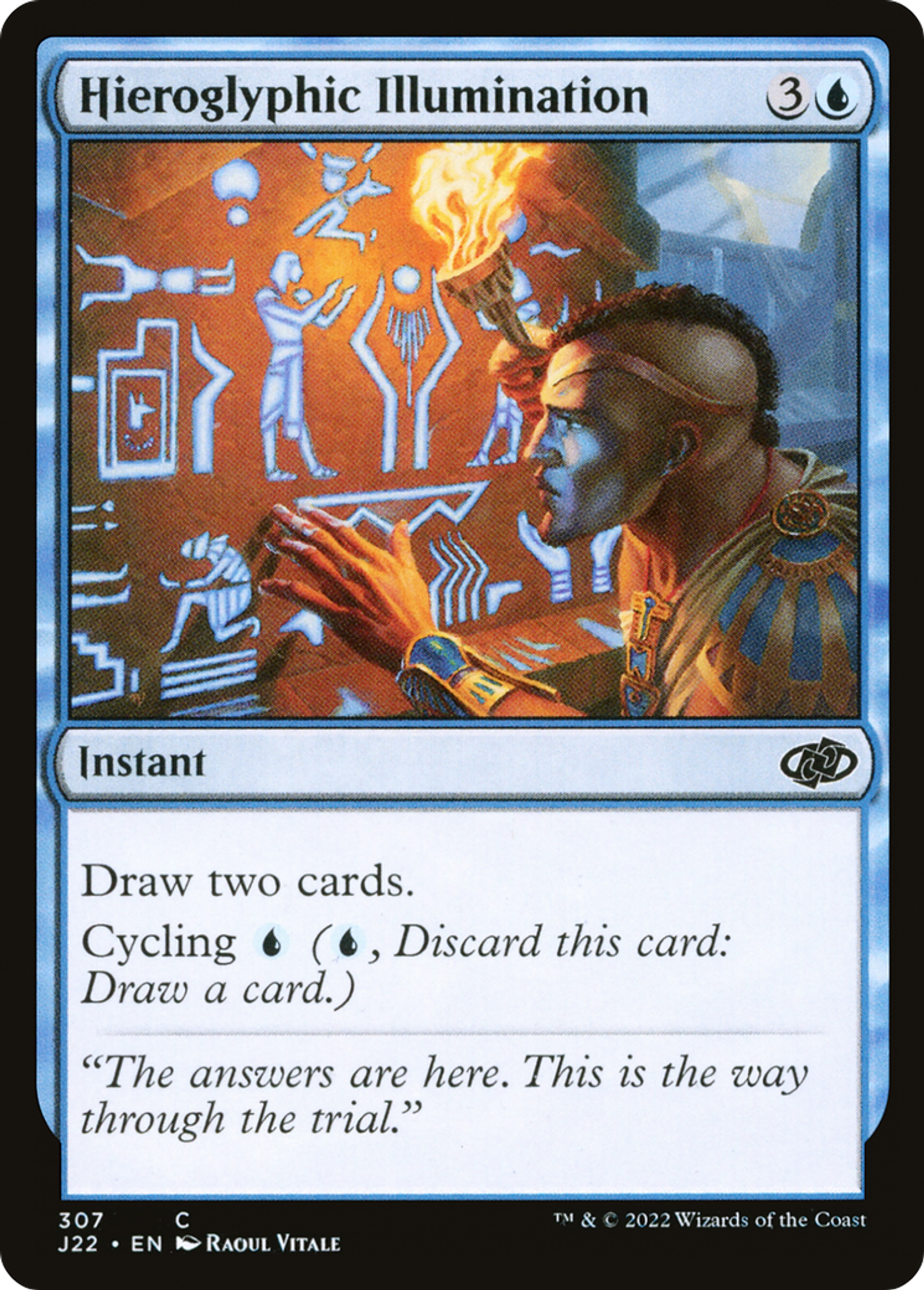 Illumination hiéroglyphique — Jumpstart 2022 — Magic: The Gathering