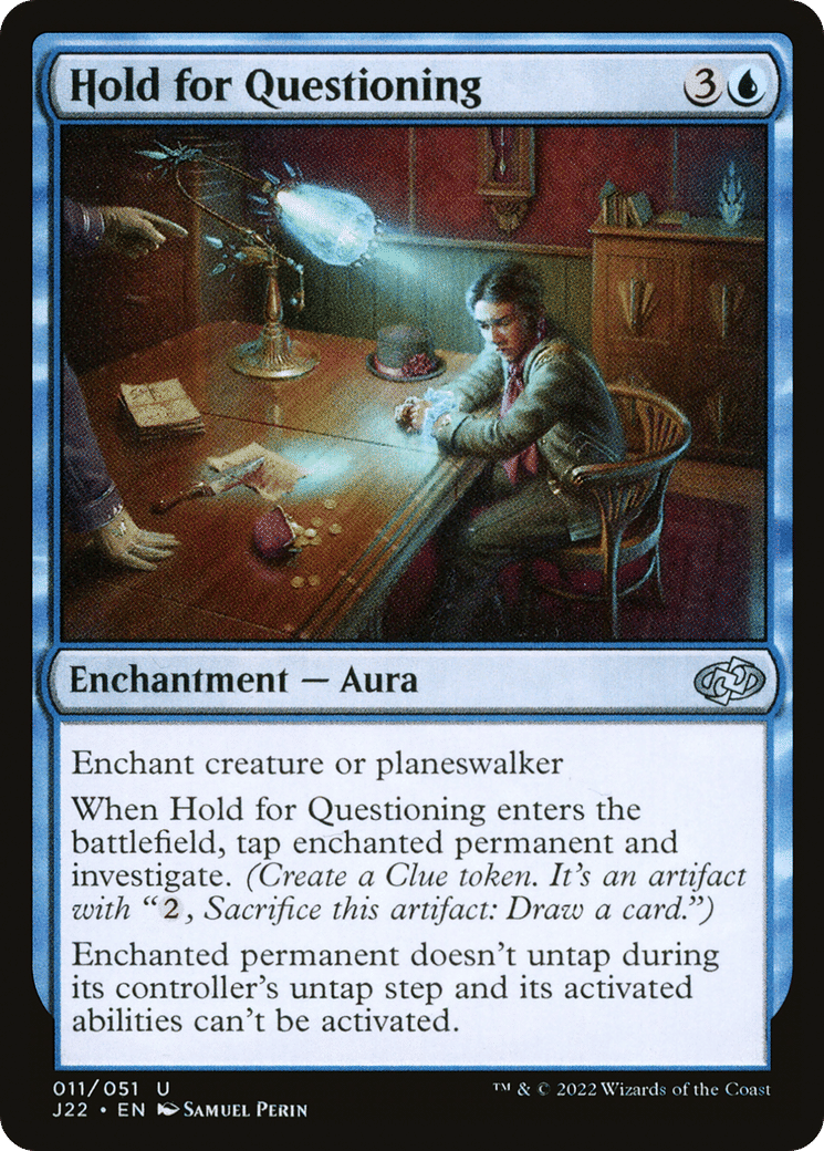 Hold for Questioning — Jumpstart 2022 — Magic: The Gathering