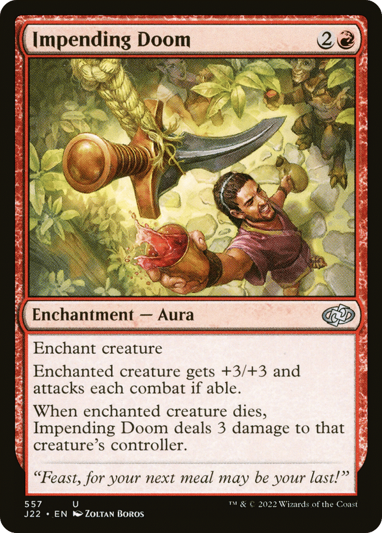 Impending Doom — Jumpstart 2022 — Magic: The Gathering