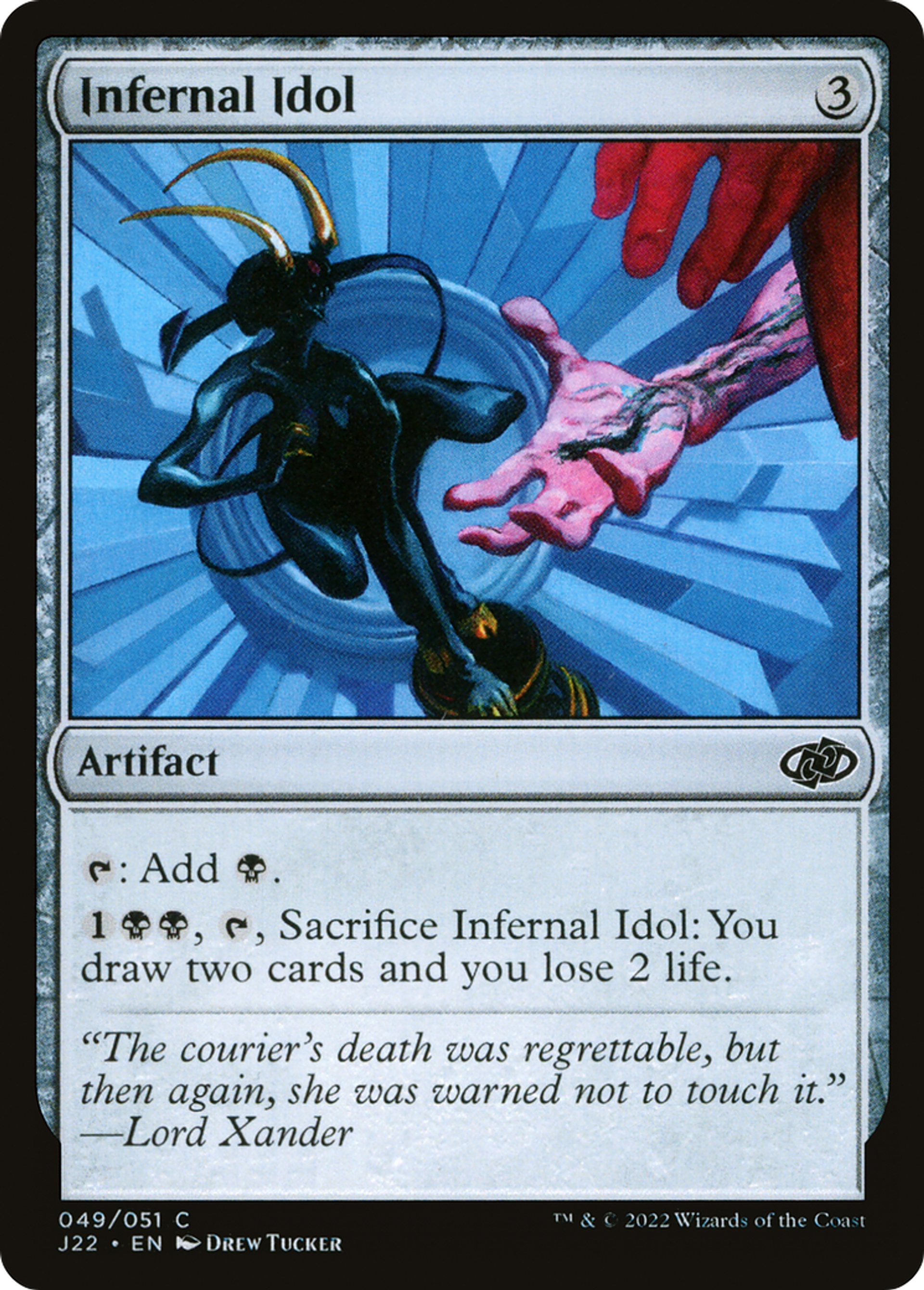 Idole infernale — Jumpstart 2022 — Magic: The Gathering