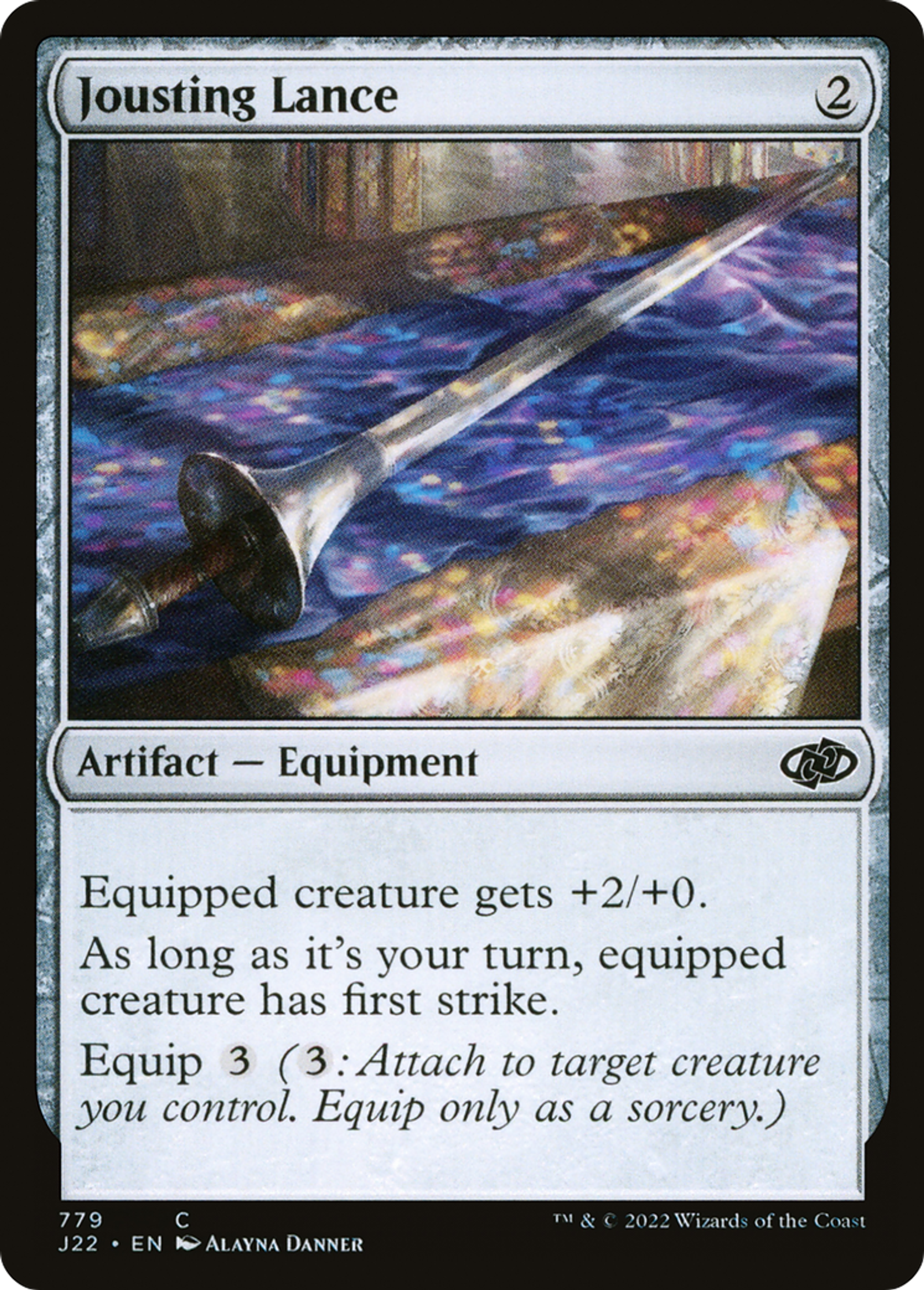 Lance de joute — Jumpstart 2022 — Magic: The Gathering