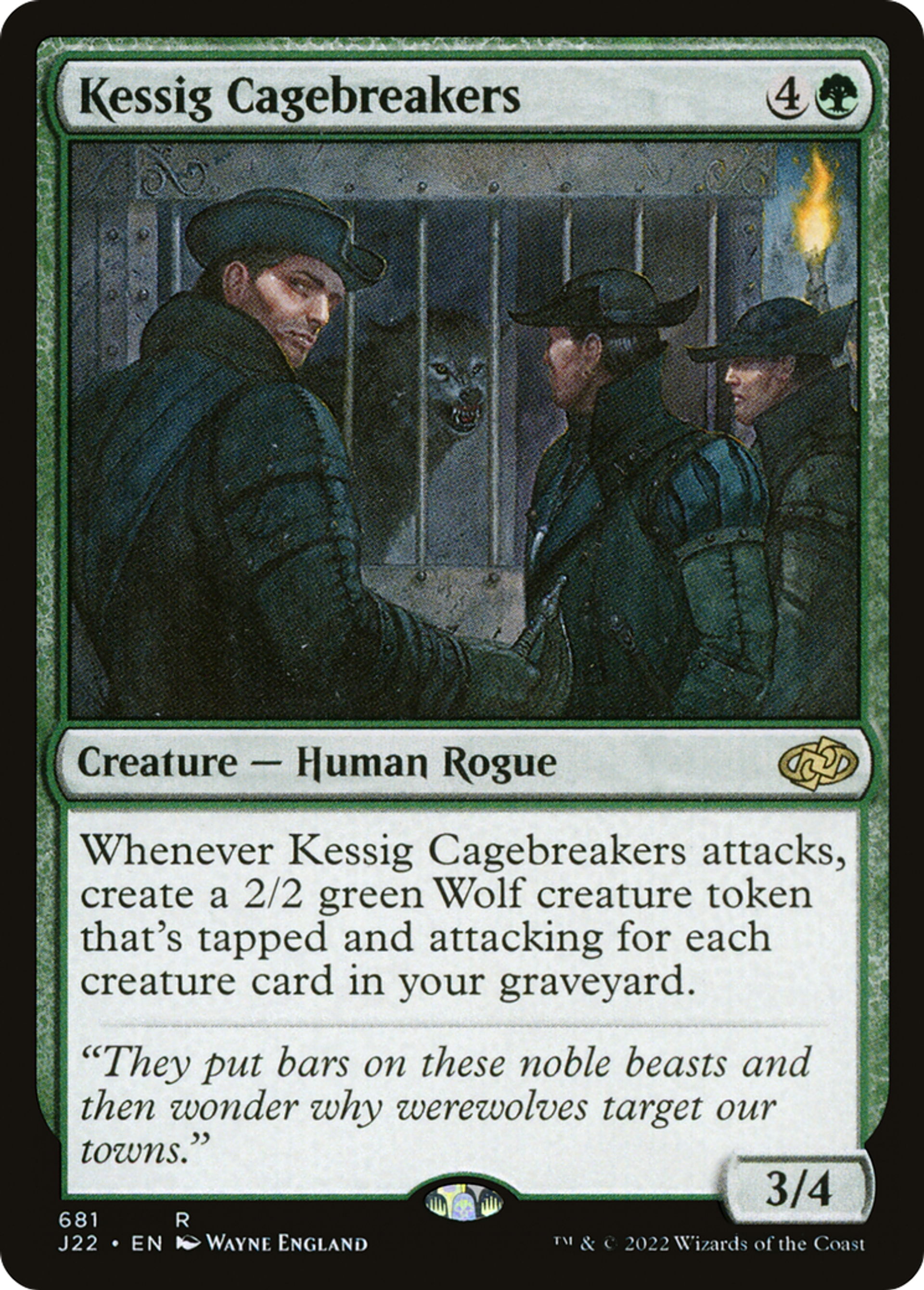 Kessig Cagebreakers — Jumpstart 2022 — Magic: The Gathering