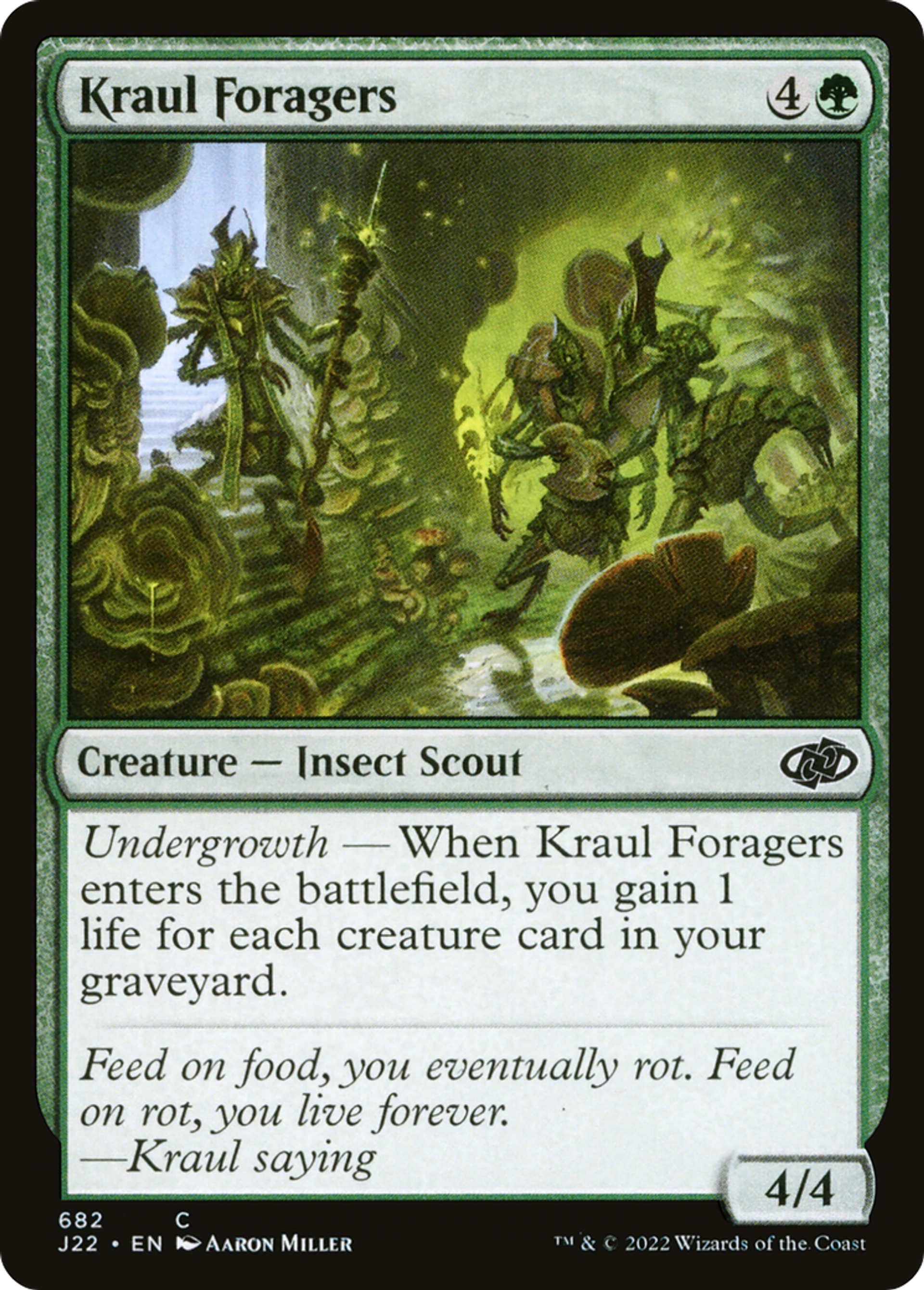 Butineurs krauls — Jumpstart 2022 — Magic: The Gathering