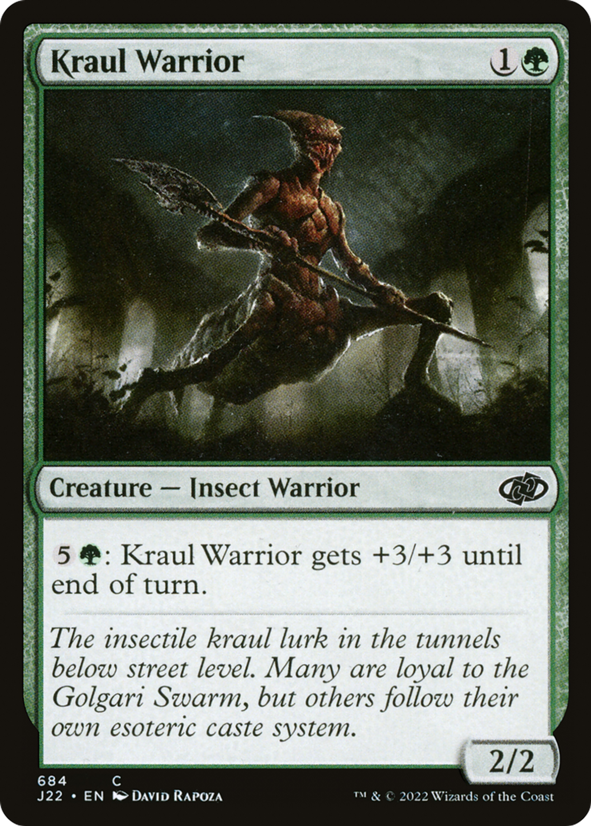 Guerrier kraul — Jumpstart 2022 — Magic: The Gathering