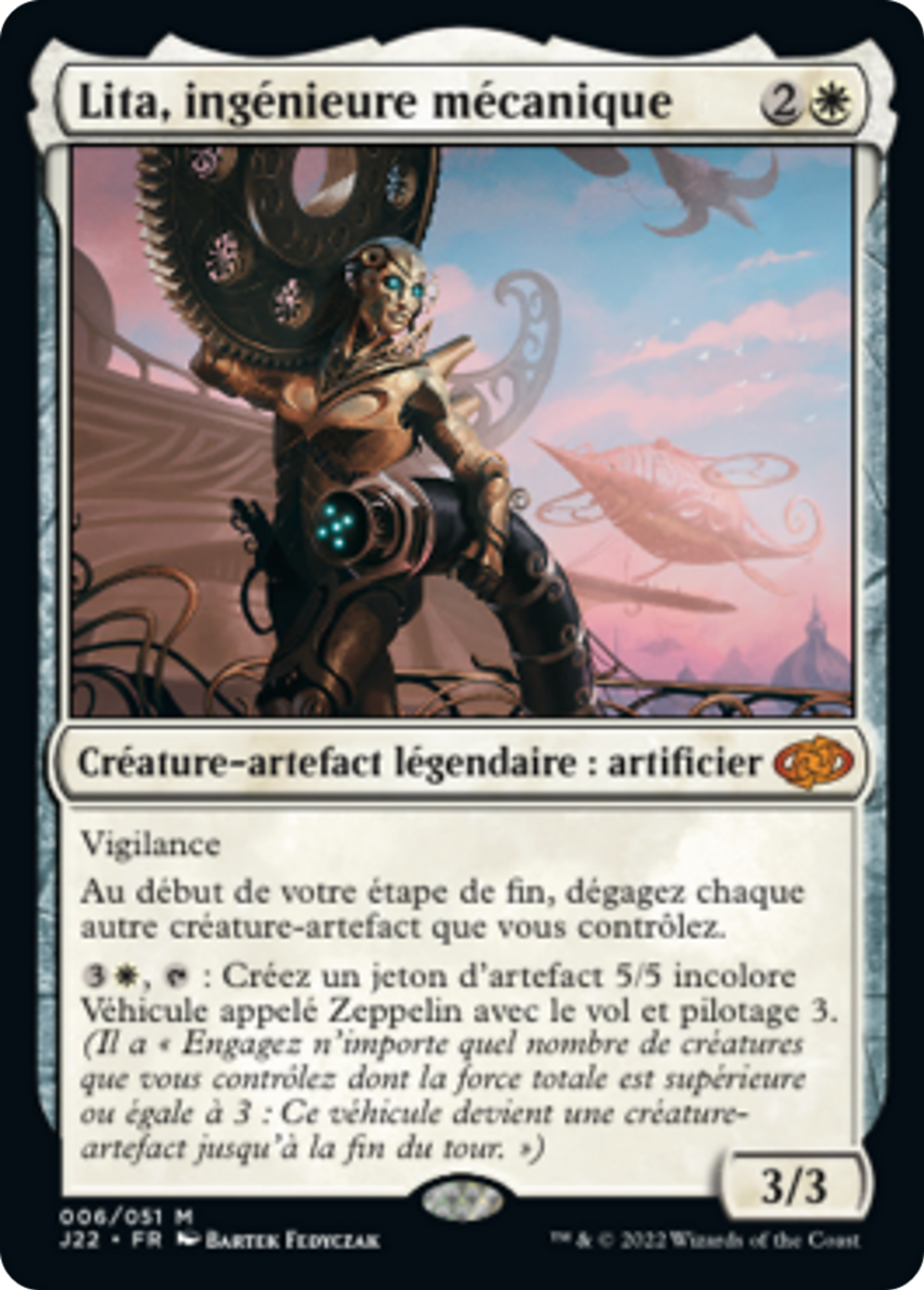 Lita, ingénieure mécanique — Jumpstart 2022 — Magic: The Gathering