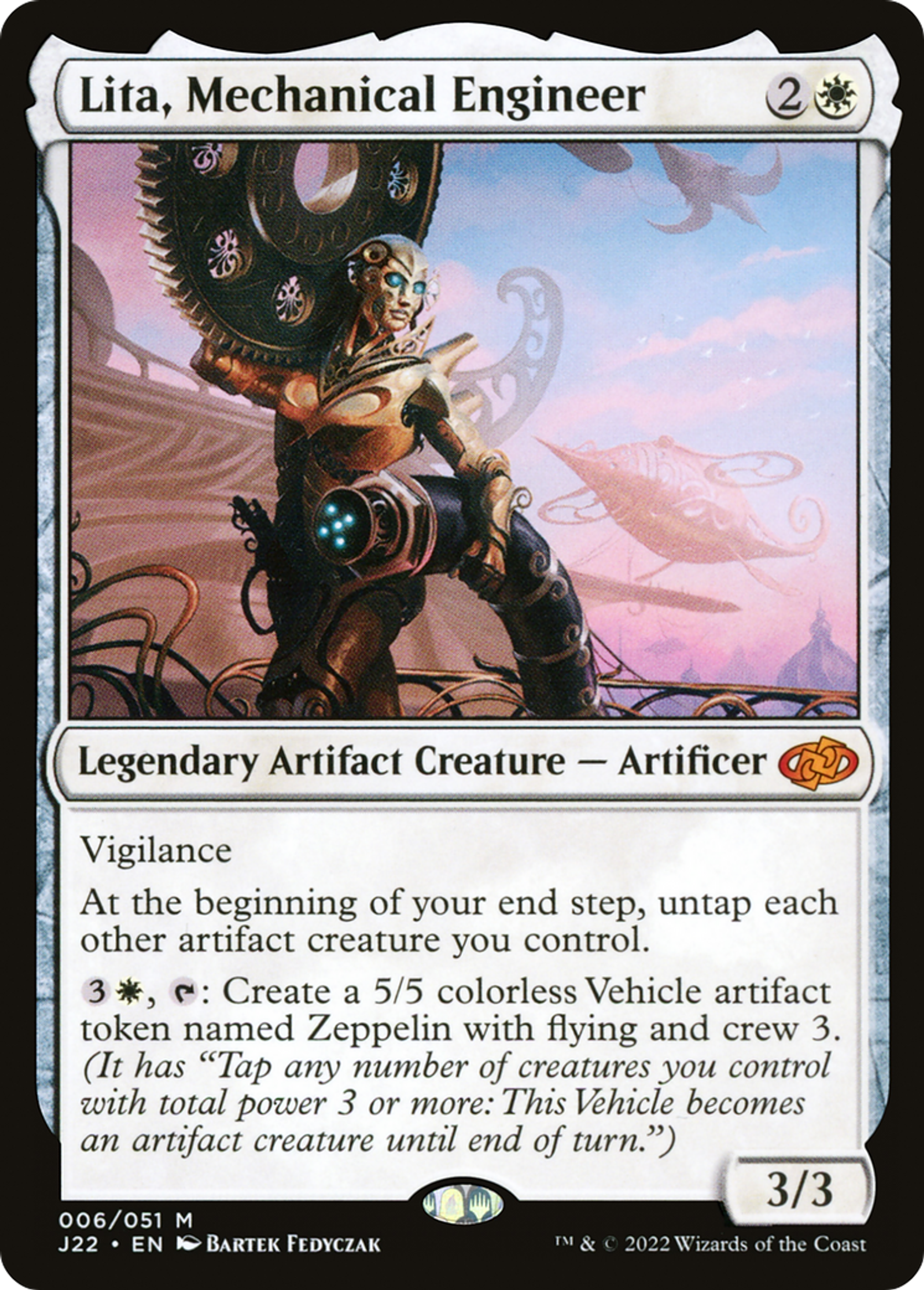 Lita, ingénieure mécanique — Jumpstart 2022 — Magic: The Gathering