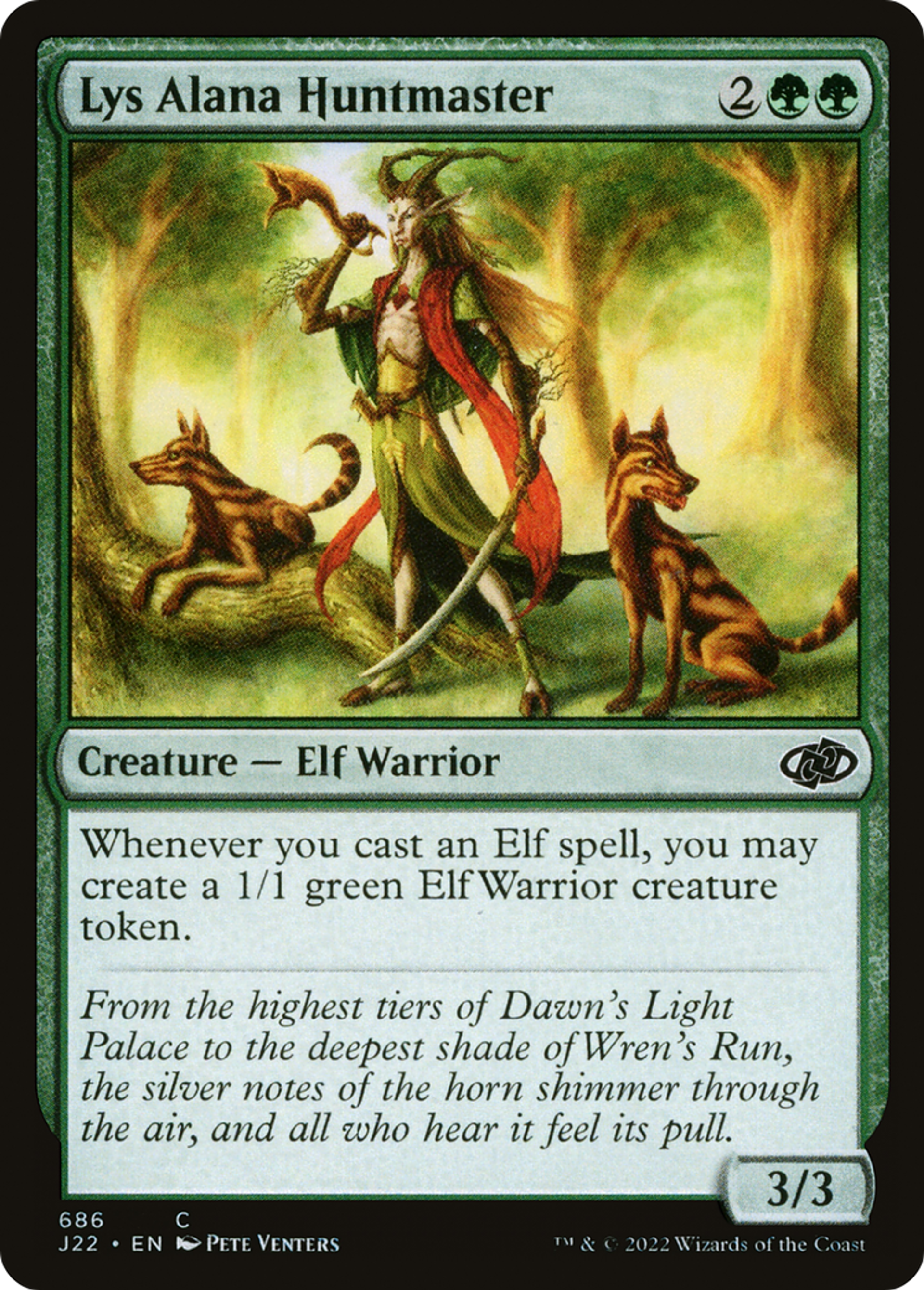 Maître-chasseur de Lys Alana — Jumpstart 2022 — Magic: The Gathering