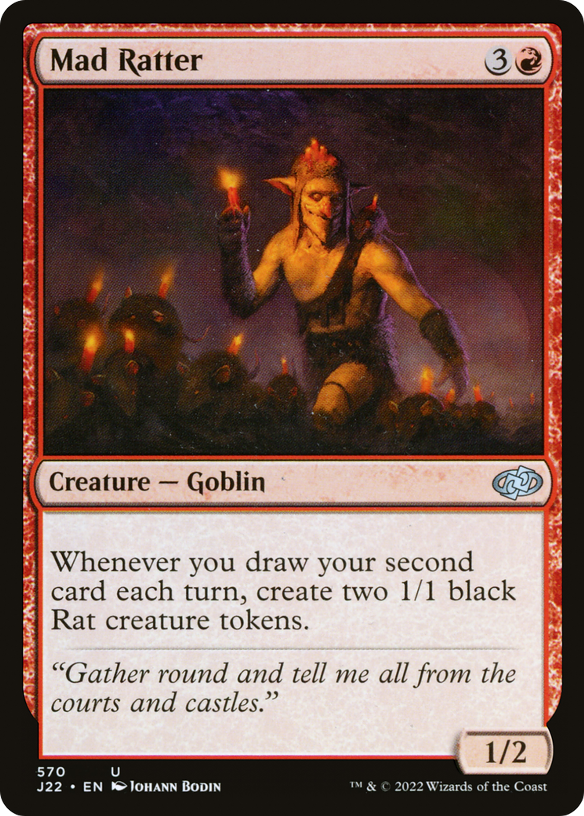 Ratier fou — Jumpstart 2022 — Magic: The Gathering
