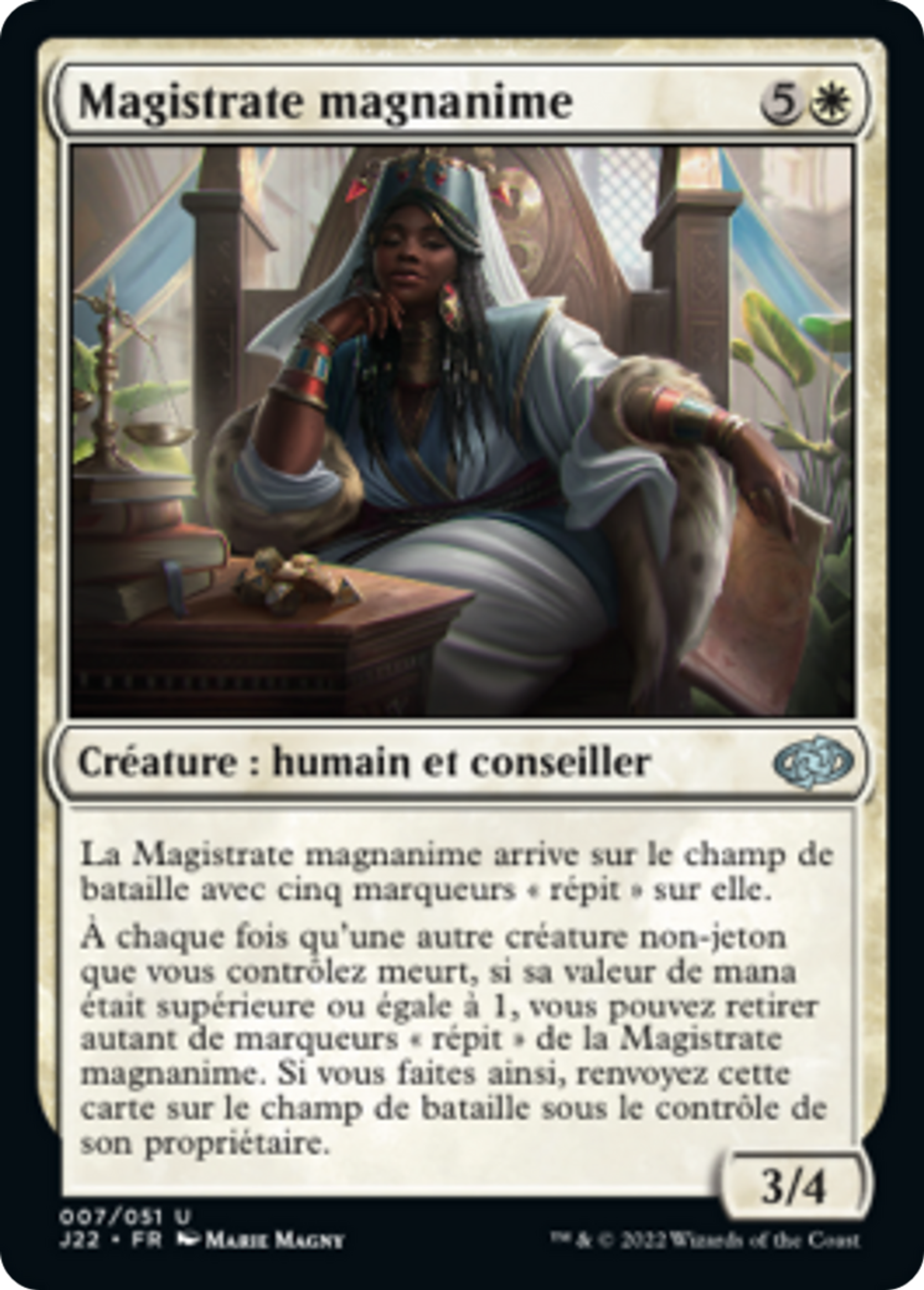 Magistrate magnanime — Jumpstart 2022 — Magic: The Gathering