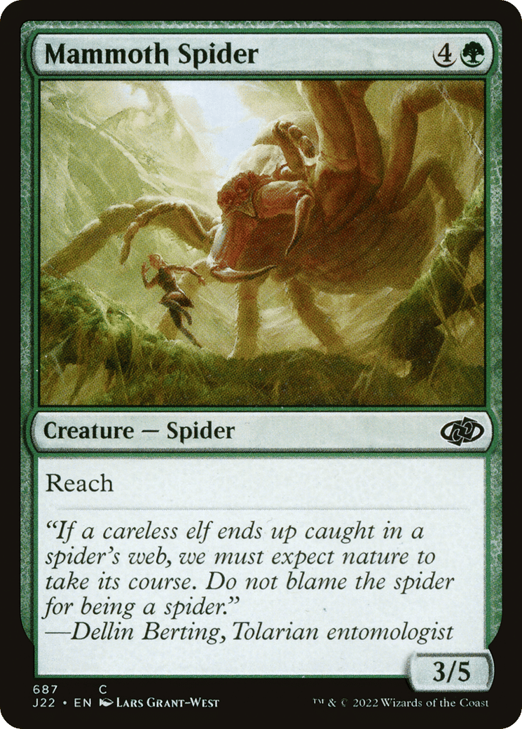 Mammoth Spider — Jumpstart 2022 — Magic: The Gathering