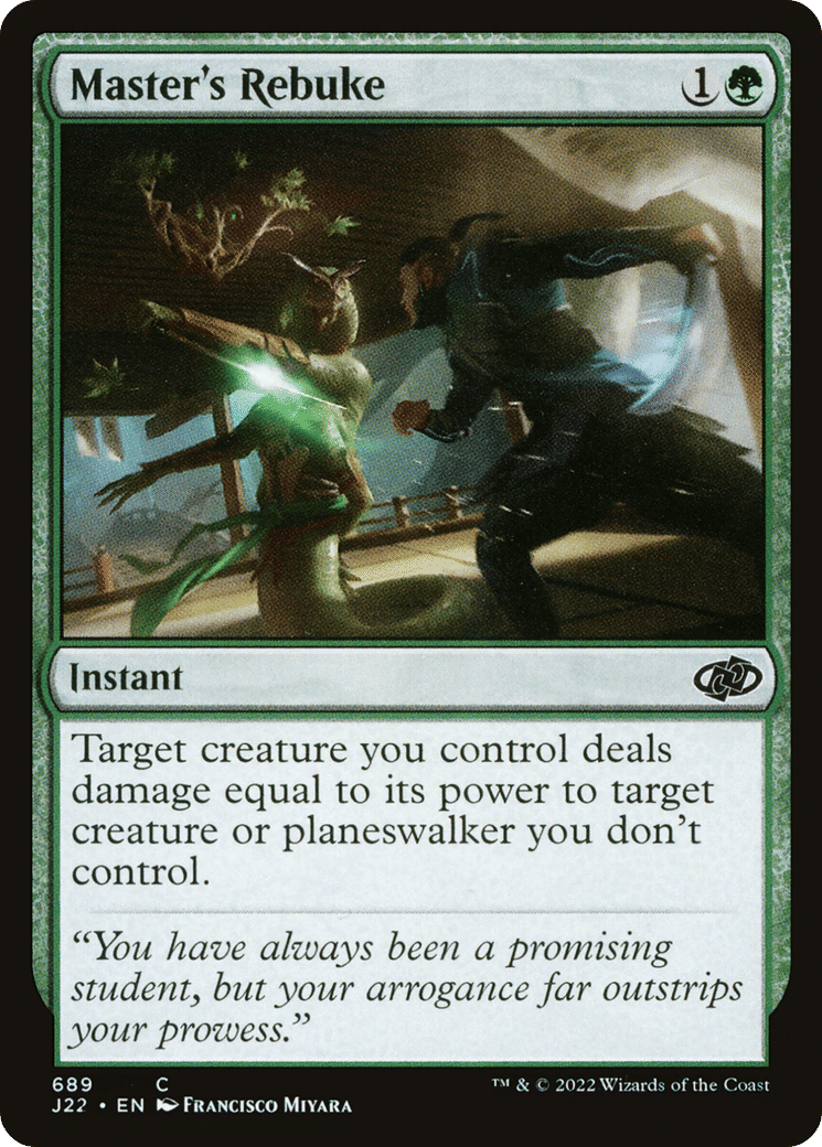 Master's Rebuke — Jumpstart 2022 — Magic: The Gathering