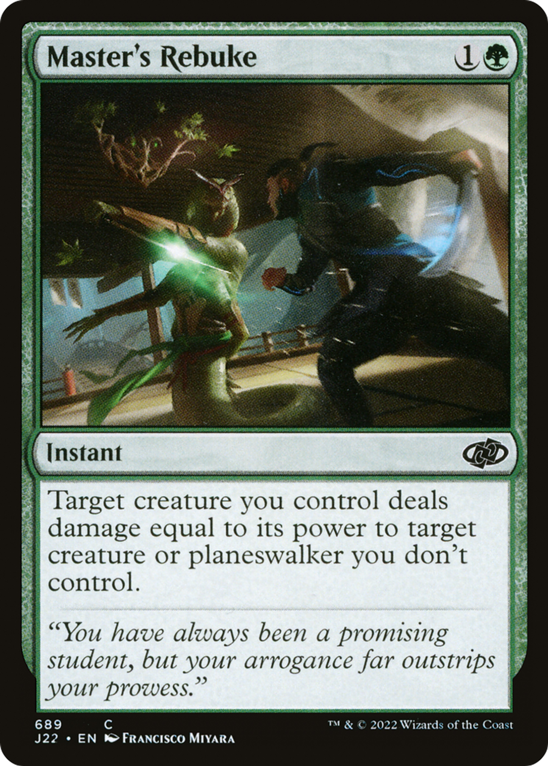 Blâme du maître — Jumpstart 2022 — Magic: The Gathering
