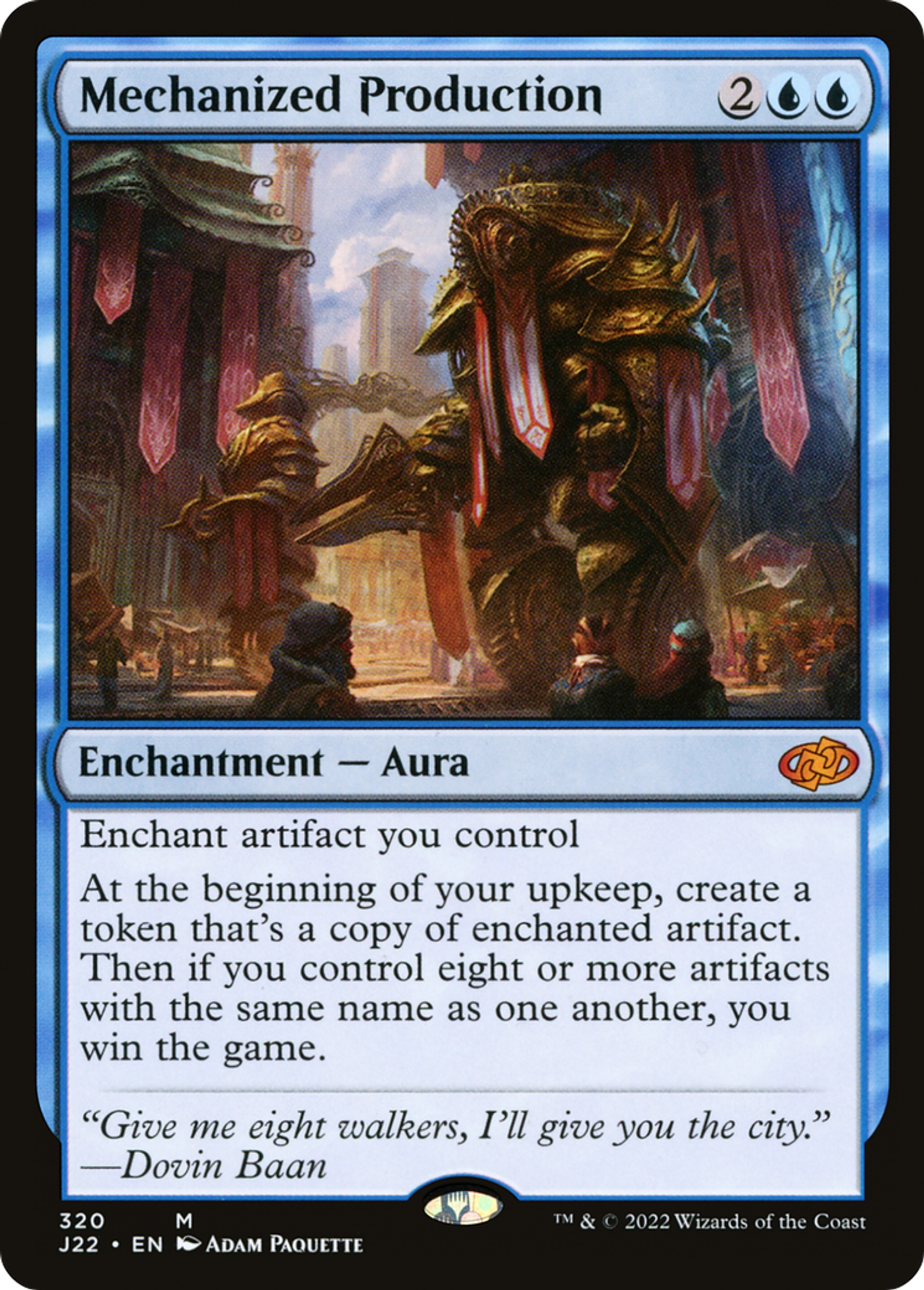 Mechanized Production — Jumpstart 2022 — Magic: The Gathering
