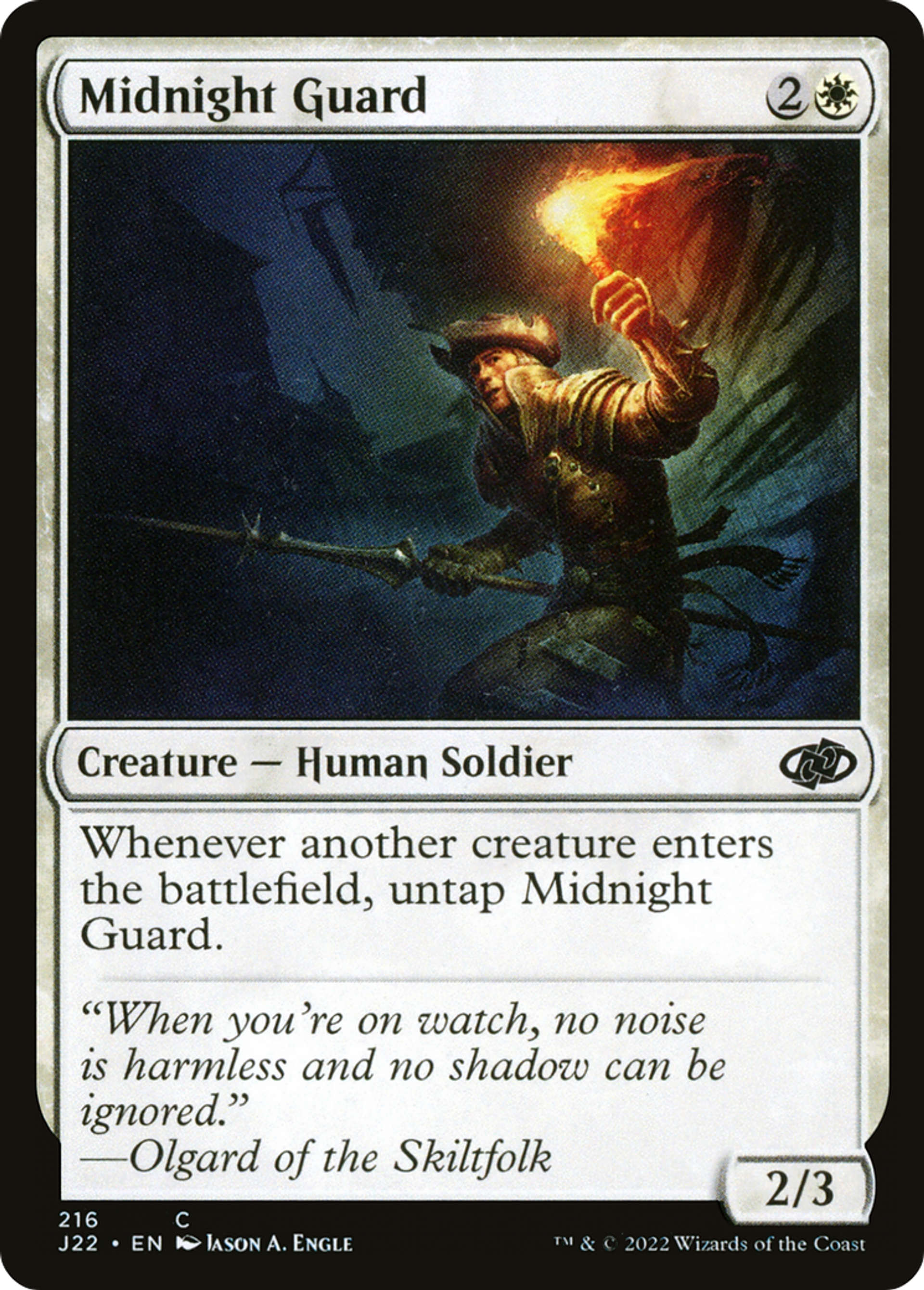 Garde de minuit — Jumpstart 2022 — Magic: The Gathering