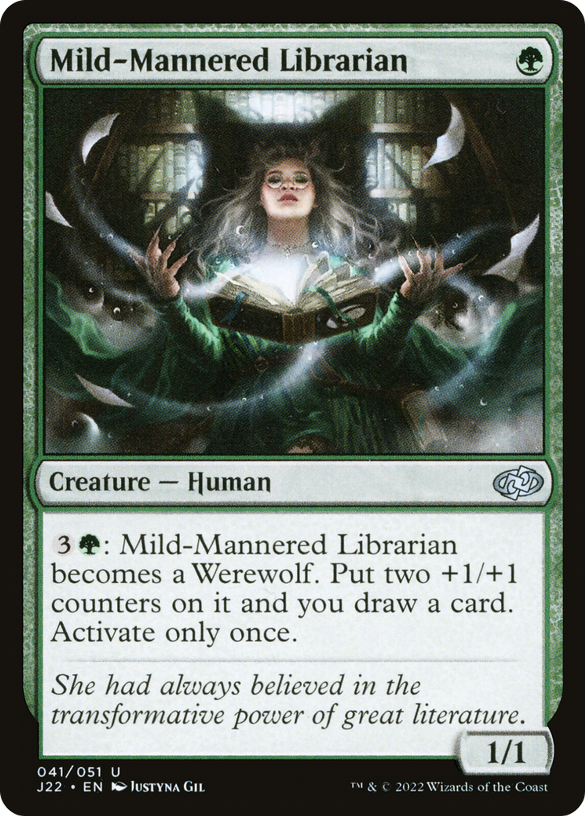 Bibliothécaire modérée — Jumpstart 2022 — Magic: The Gathering