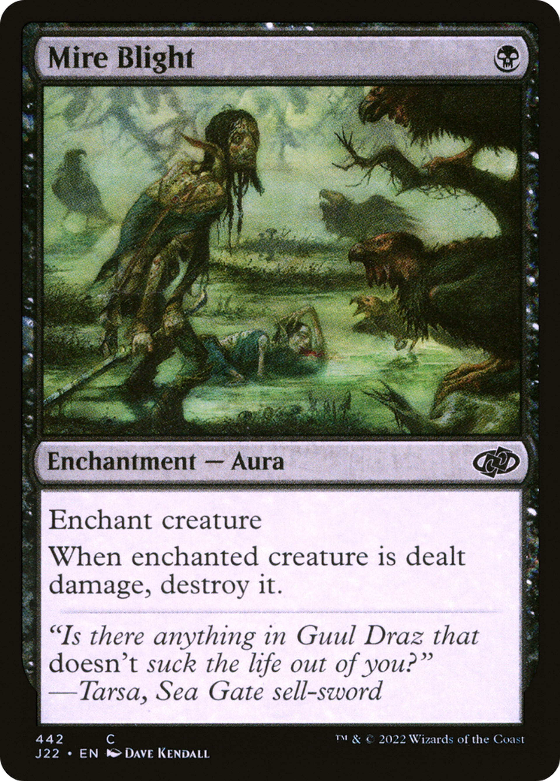 Flétrissement des fondrières — Jumpstart 2022 — Magic: The Gathering