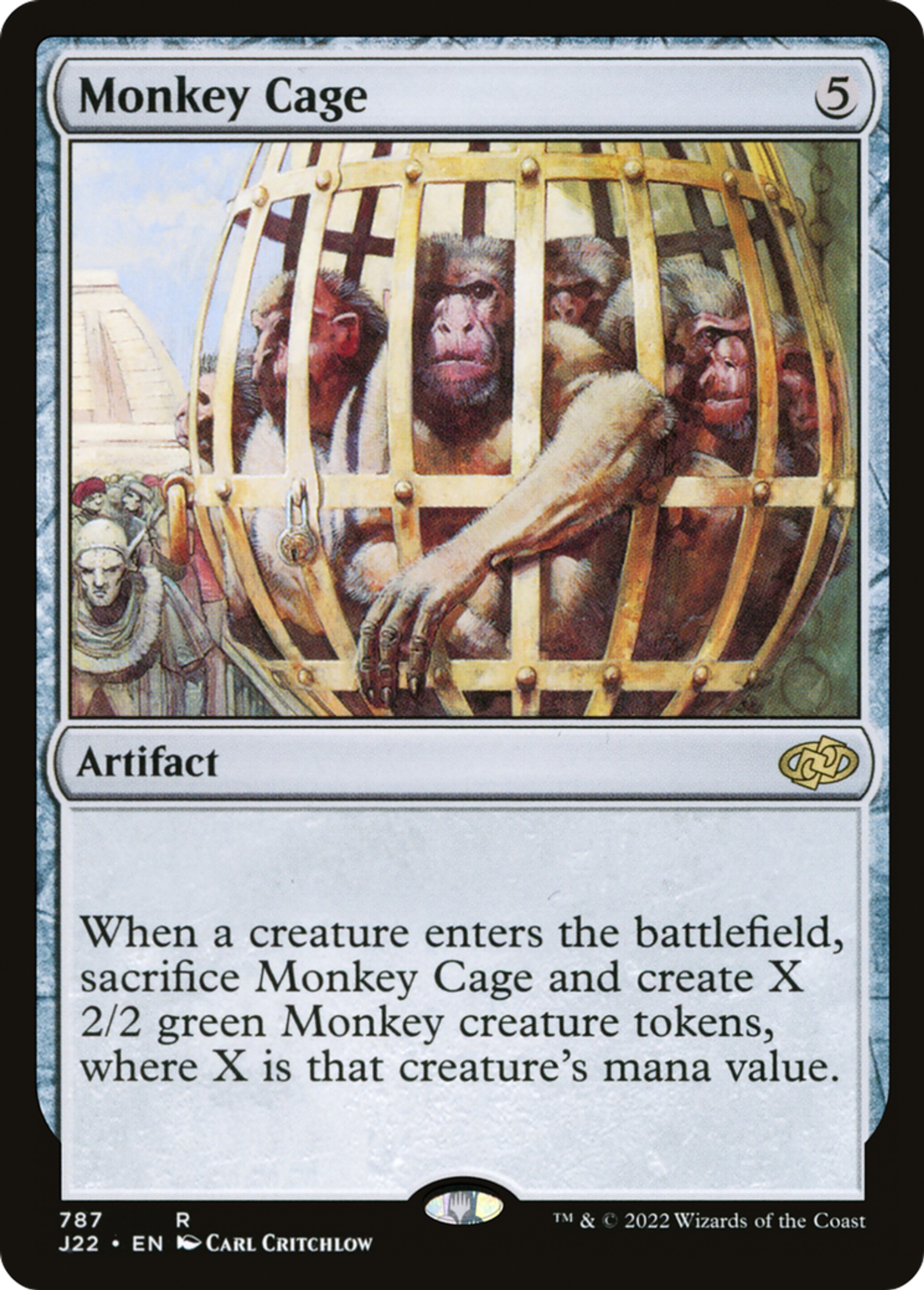 Cage de singes — Jumpstart 2022 — Magic: The Gathering
