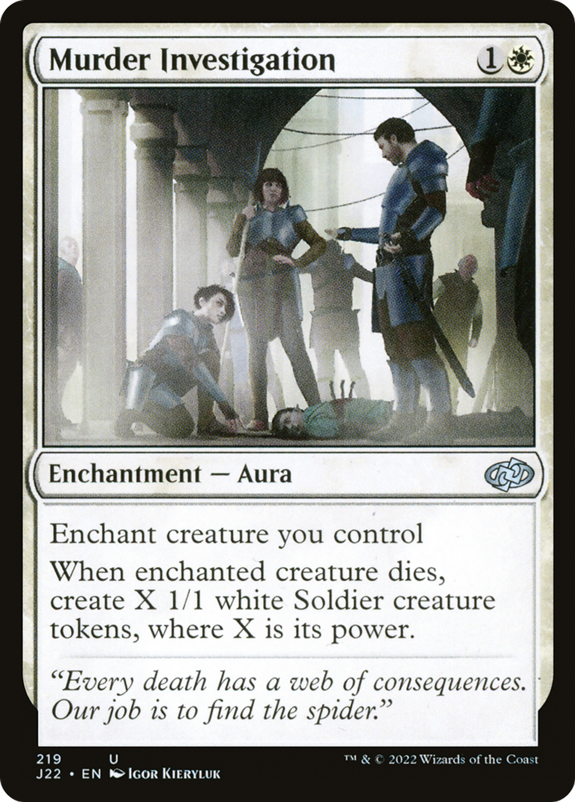 Enquête pour meurtre — Jumpstart 2022 — Magic: The Gathering
