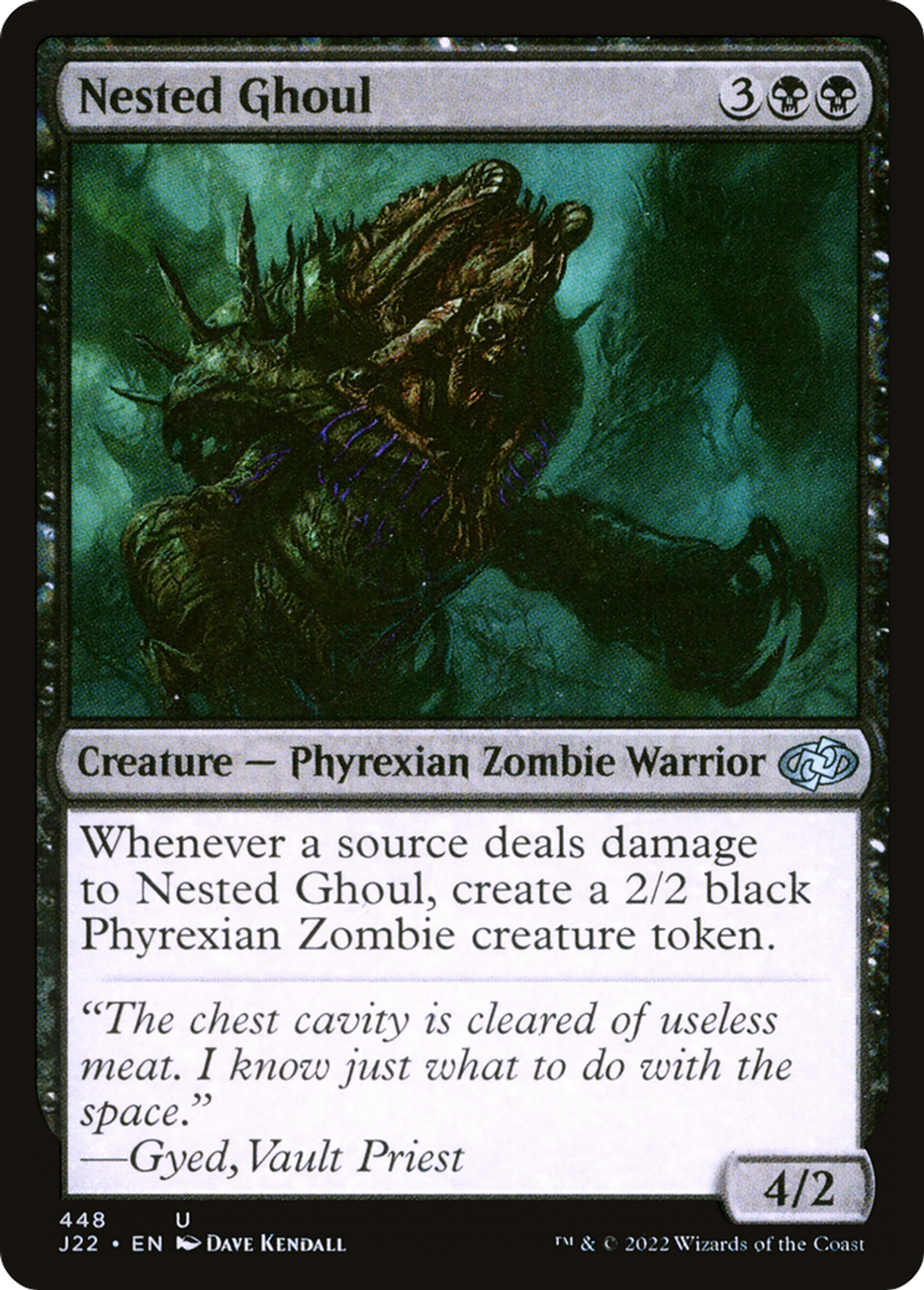Goule nichée — Jumpstart 2022 — Magic: The Gathering