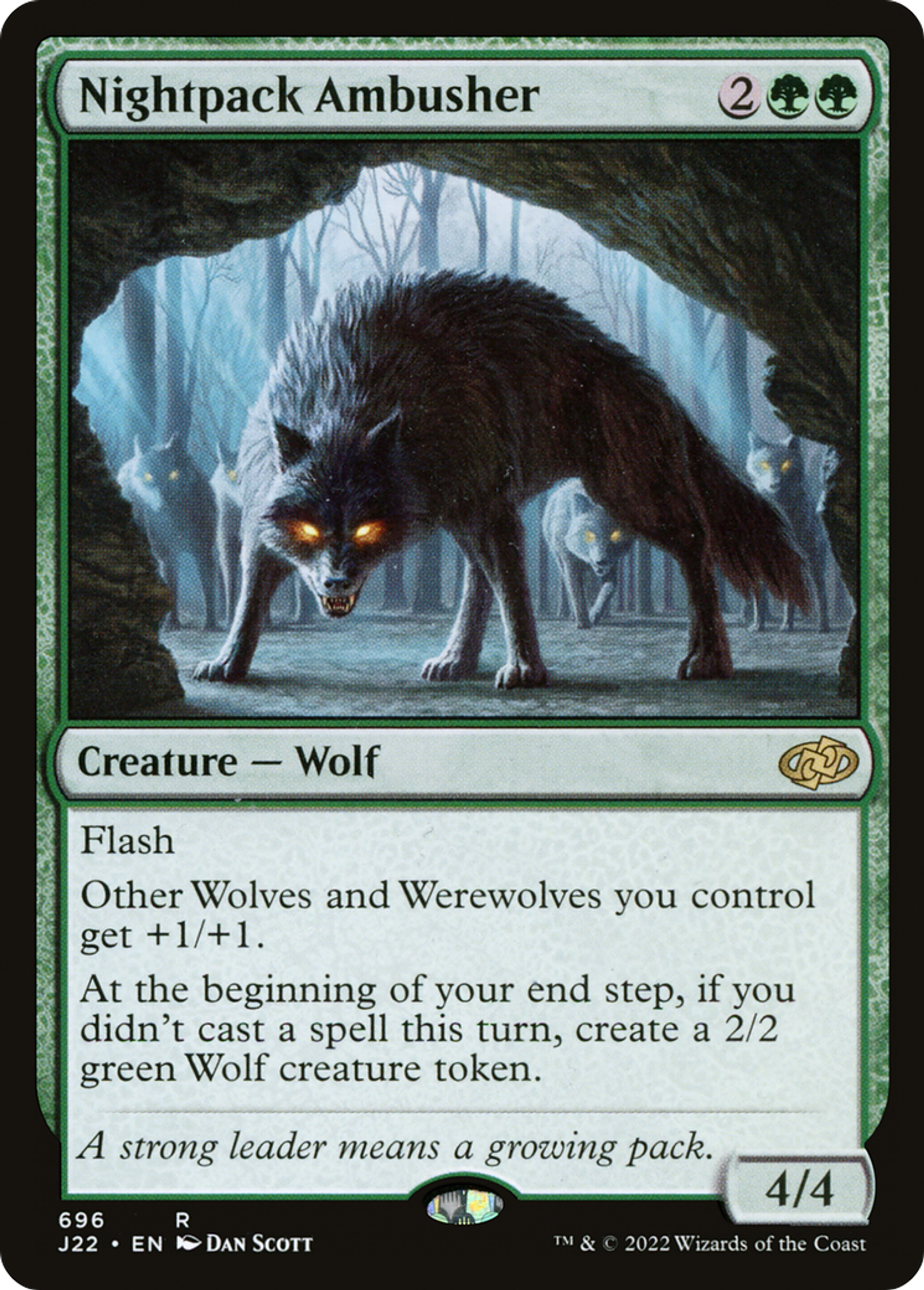 Embusqueur de la meute nocturne — Jumpstart 2022 — Magic: The Gathering