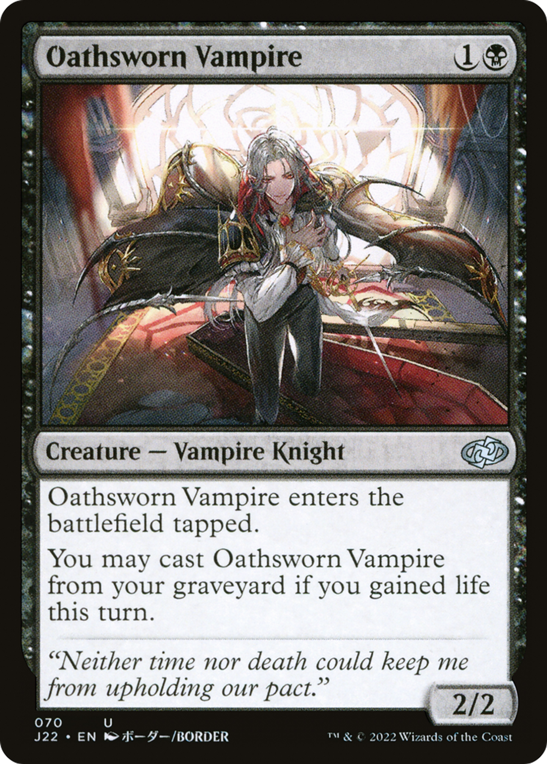 Vampire assermenté — Jumpstart 2022 — Magic: The Gathering
