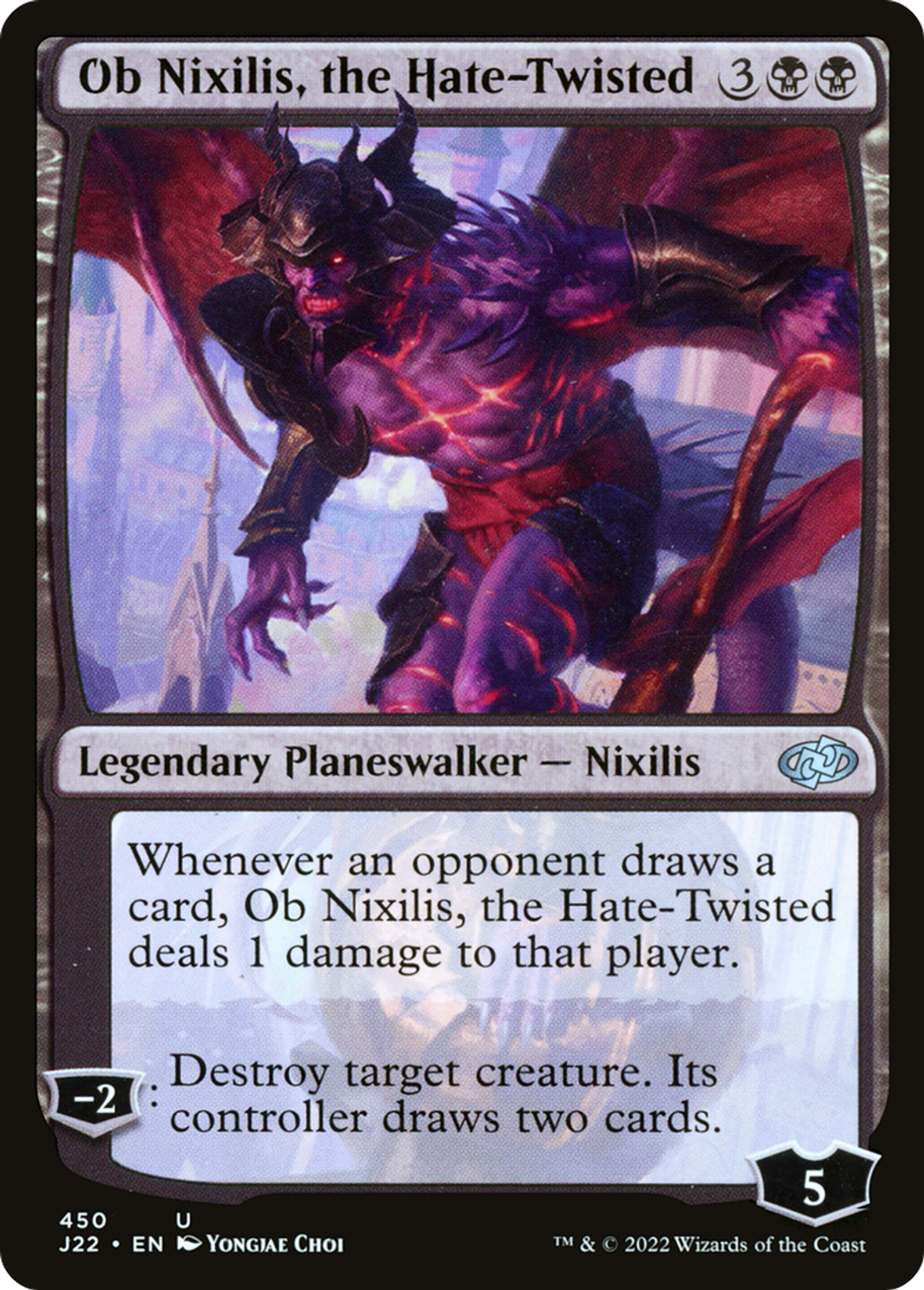 Ob Nixilis, perverti par la haine — Jumpstart 2022 — Magic: The Gathering
