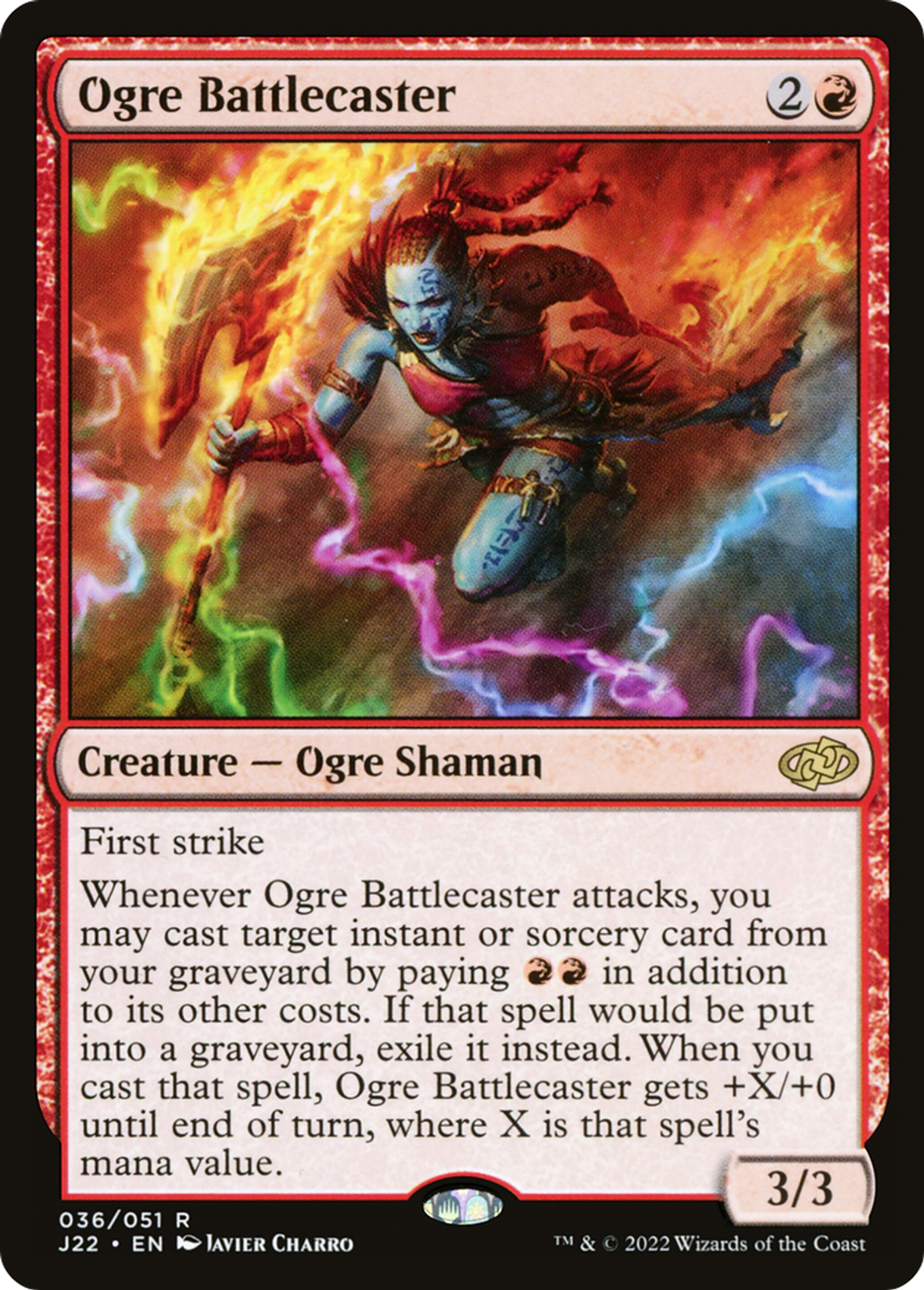 Lancebataille ogre — Jumpstart 2022 — Magic: The Gathering