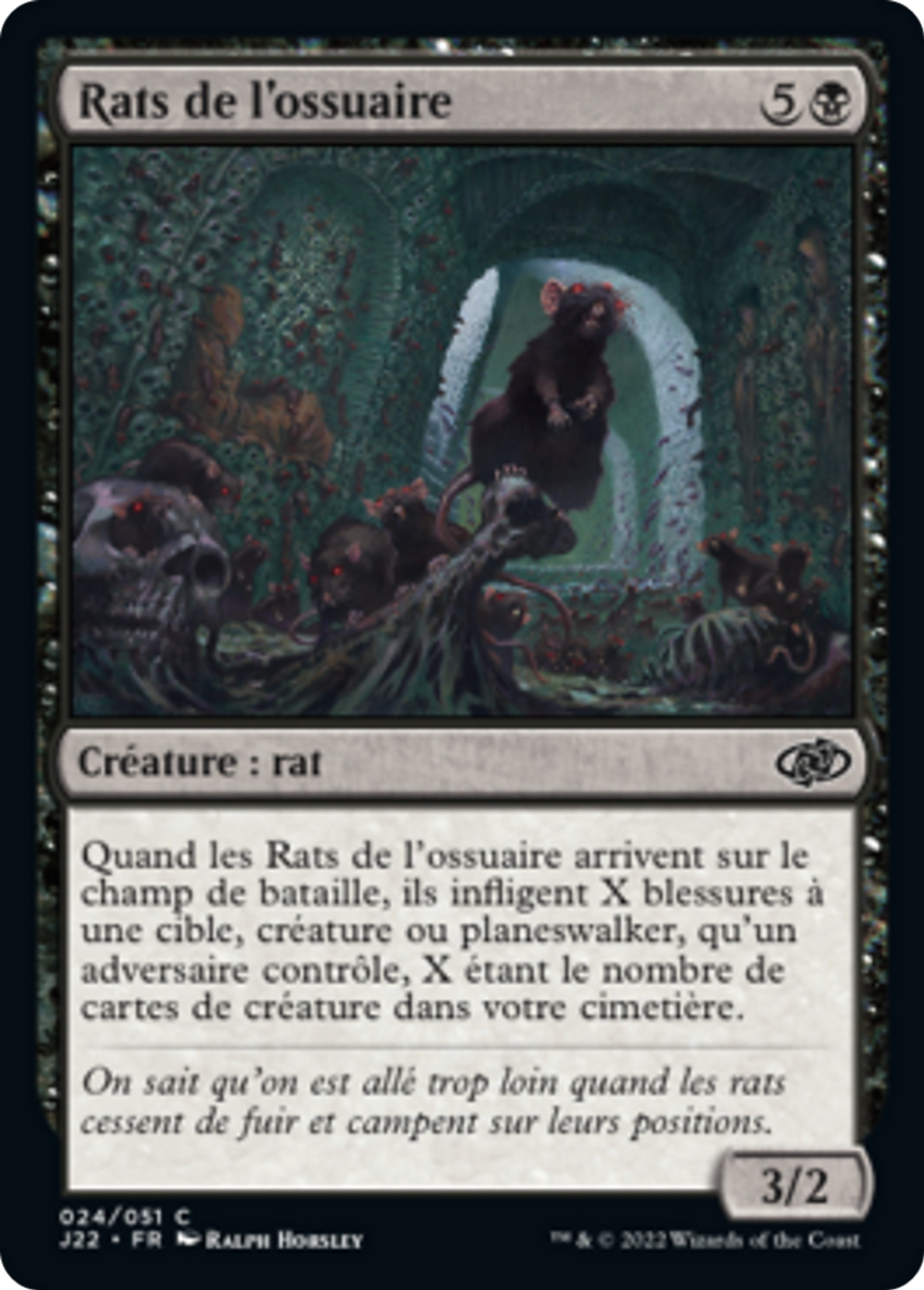 Rats de l'ossuaire — Jumpstart 2022 — Magic: The Gathering