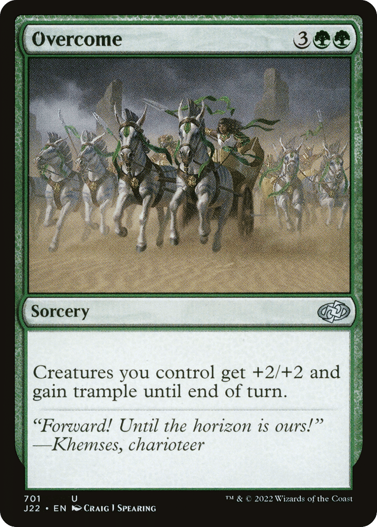 Overcome — Jumpstart 2022 — Magic: The Gathering
