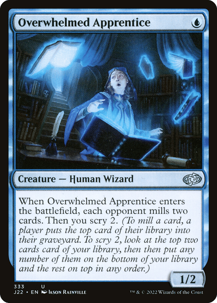 Overwhelmed Apprentice — Jumpstart 2022 — Magic: The Gathering