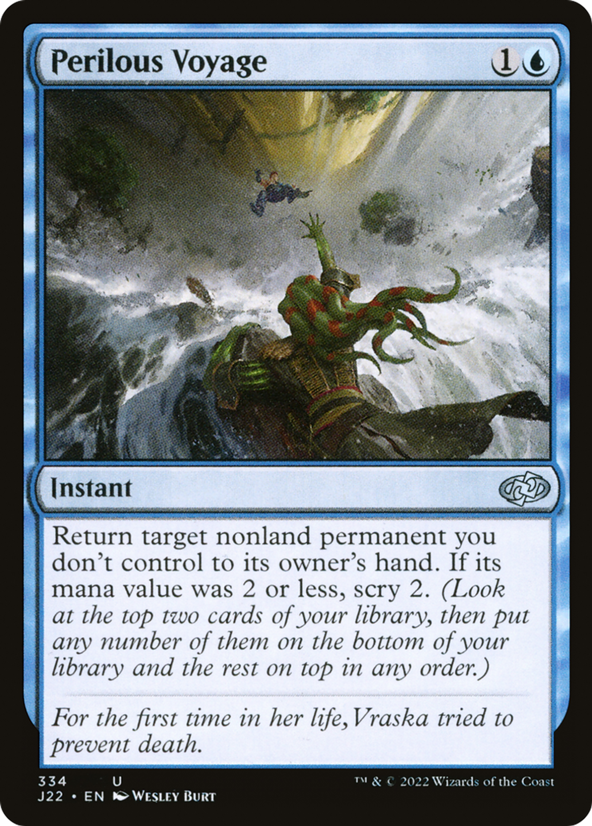 Voyage périlleux — Jumpstart 2022 — Magic: The Gathering