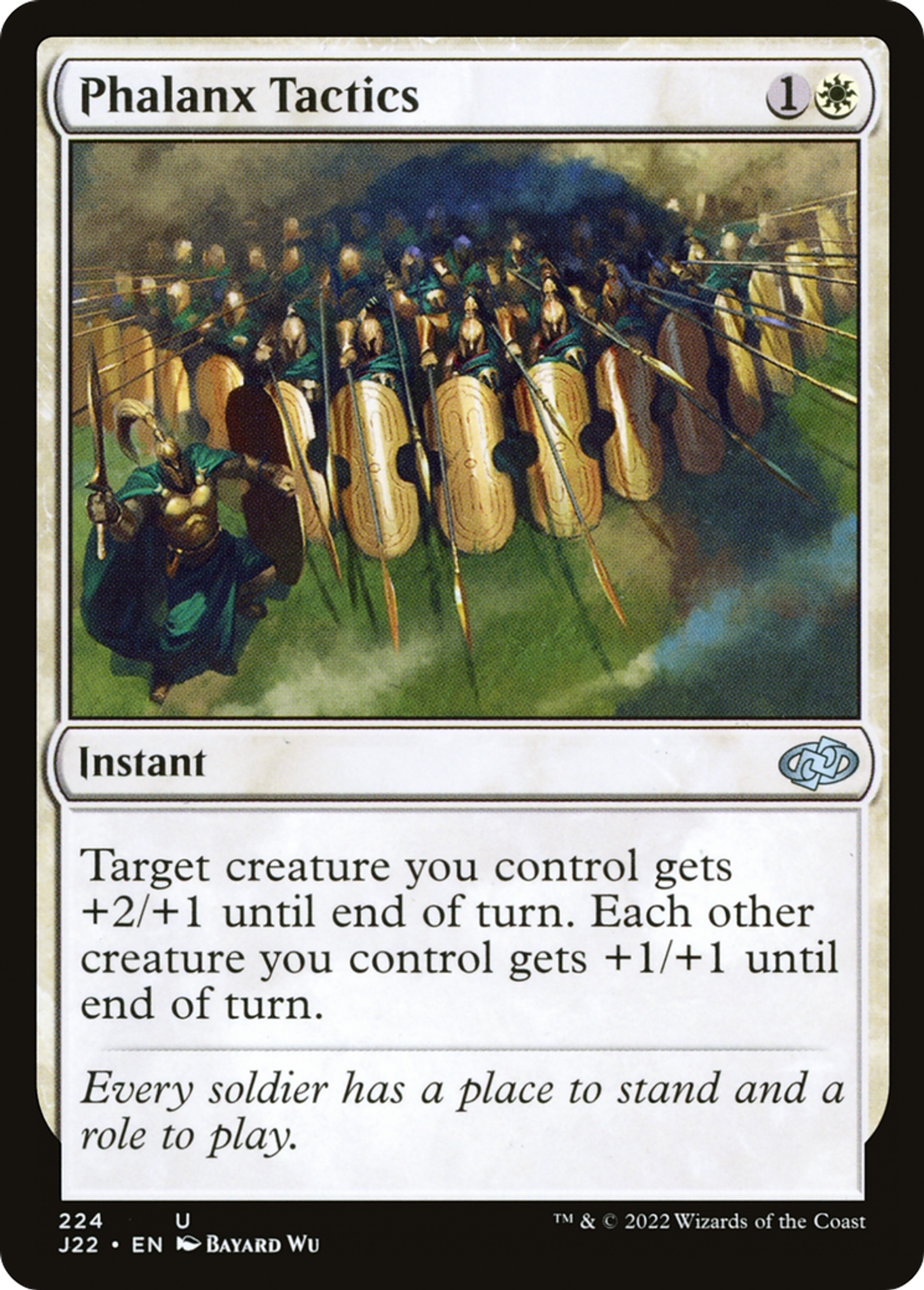 Tactiques de phalange — Jumpstart 2022 — Magic: The Gathering