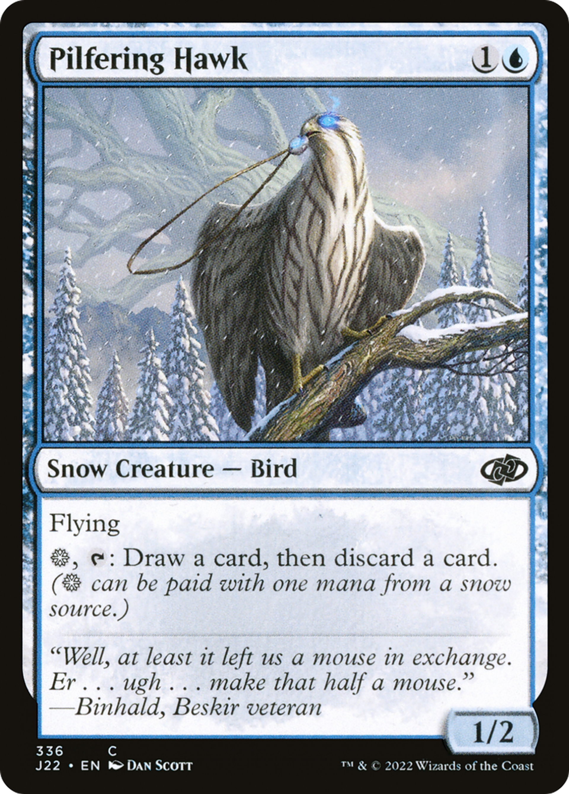 Faucon chapardeur — Jumpstart 2022 — Magic: The Gathering
