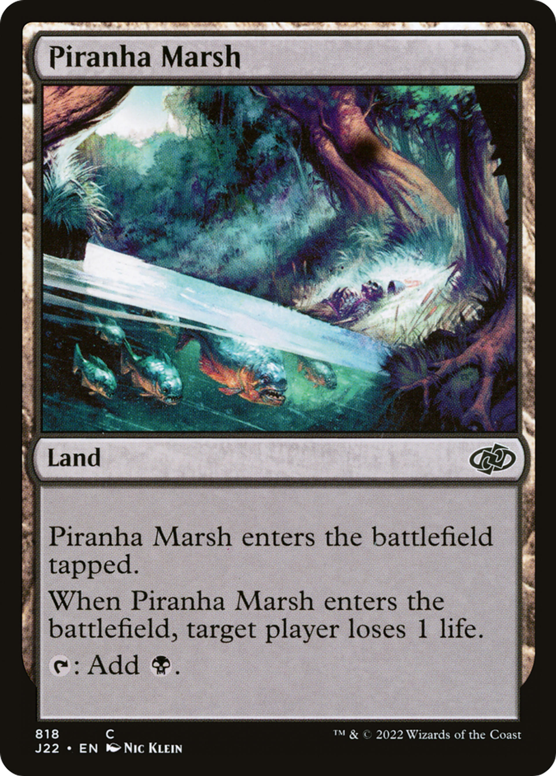 Marécage aux piranhas — Jumpstart 2022 — Magic: The Gathering