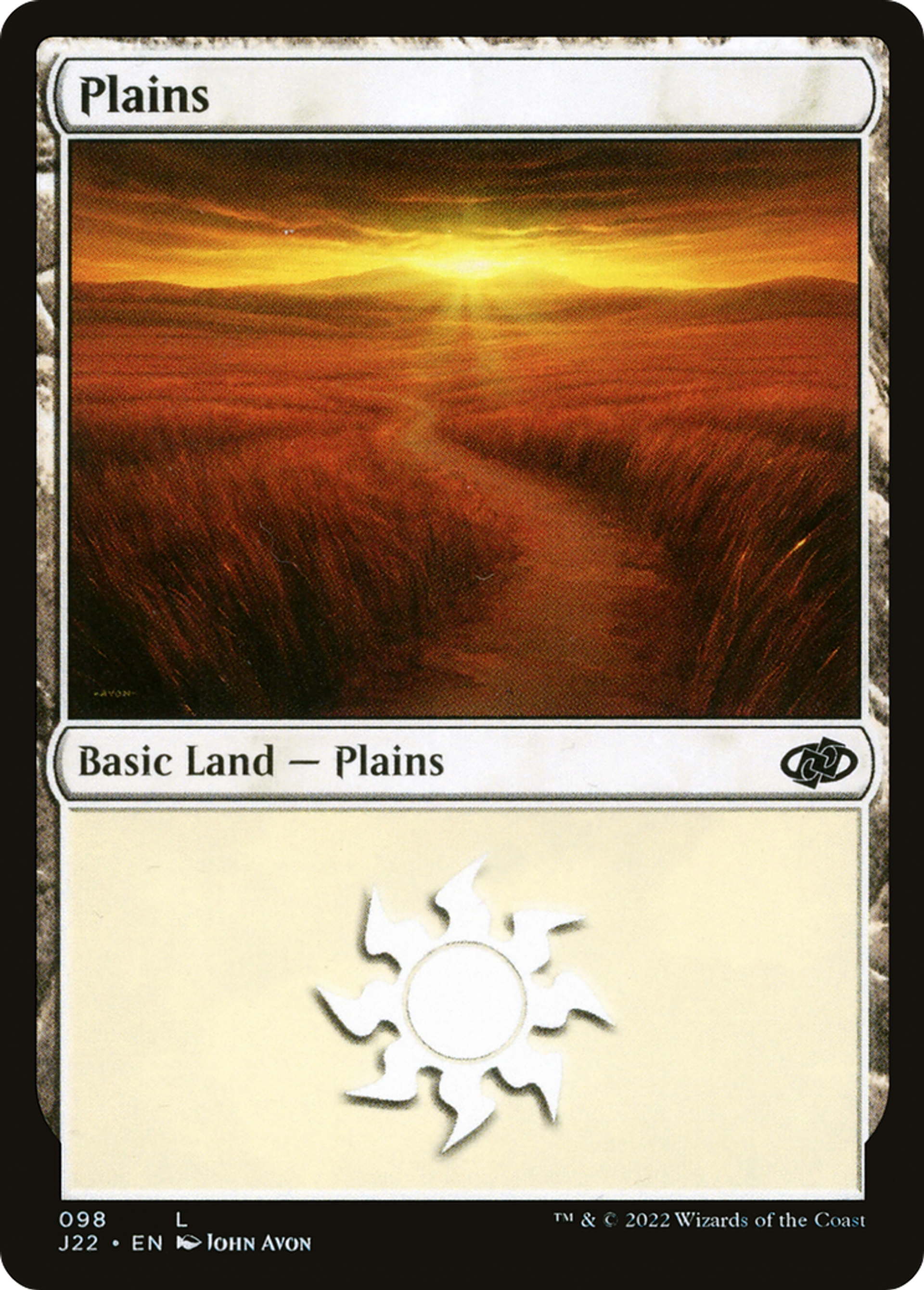 Plaine — Jumpstart 2022 — Magic: The Gathering