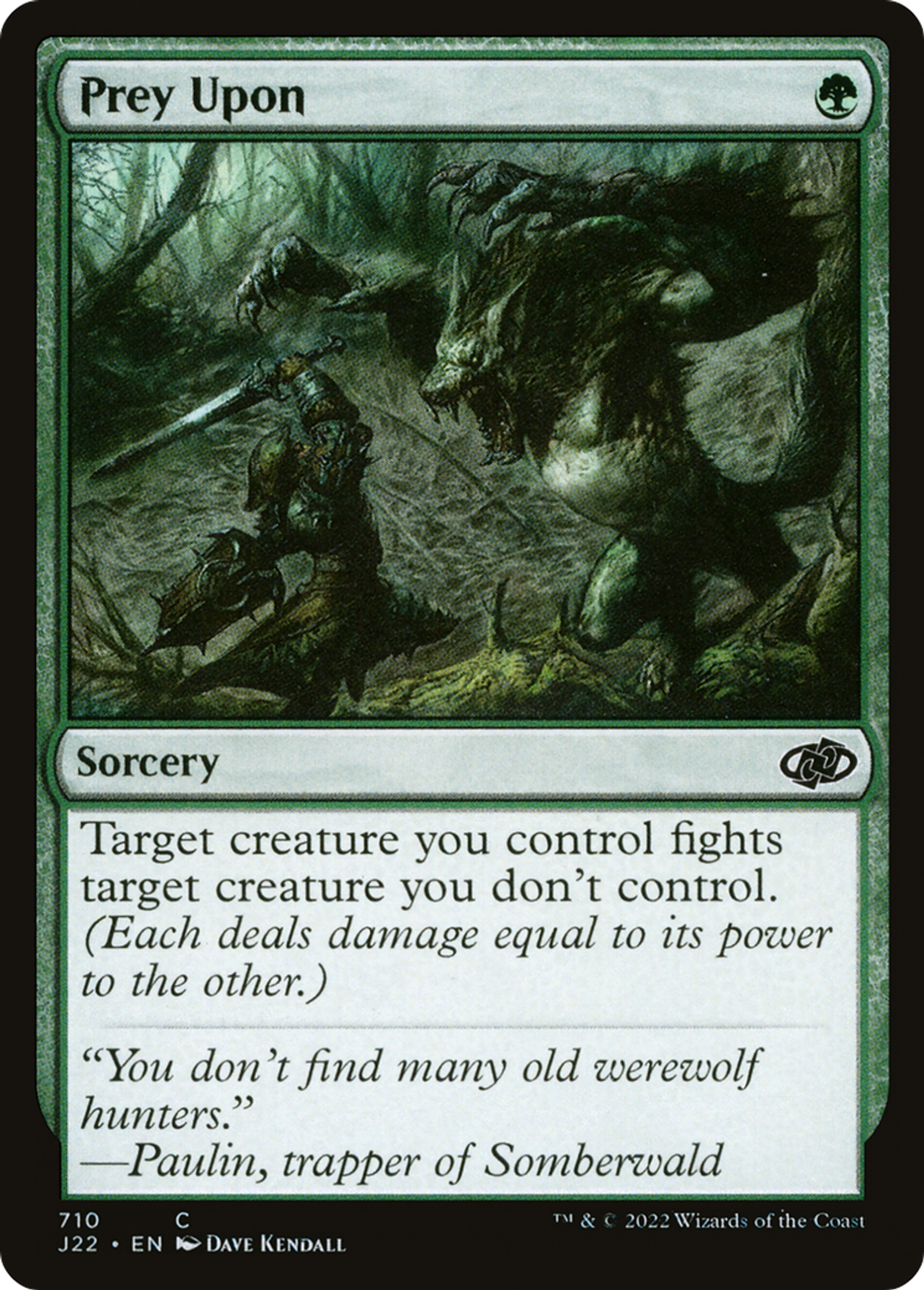 Chasseur chassé — Jumpstart 2022 — Magic: The Gathering
