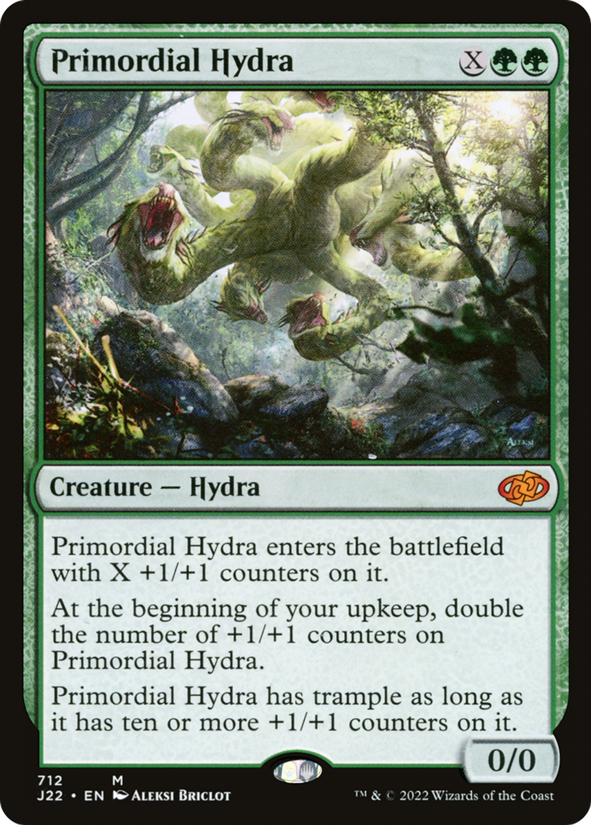 Hydre primordiale — Jumpstart 2022 — Magic: The Gathering