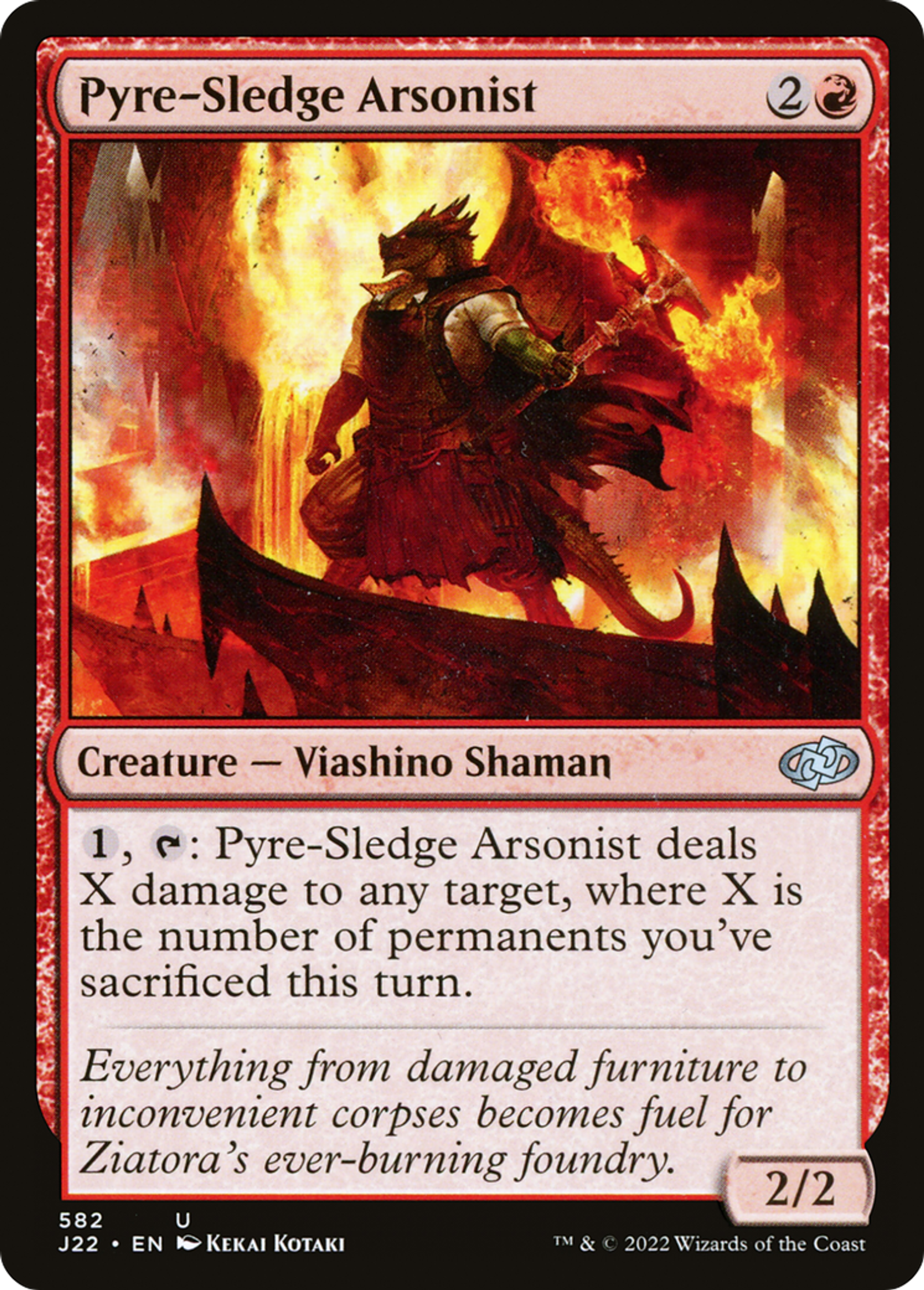 Incendiaire à la masse-bûcher — Jumpstart 2022 — Magic: The Gathering