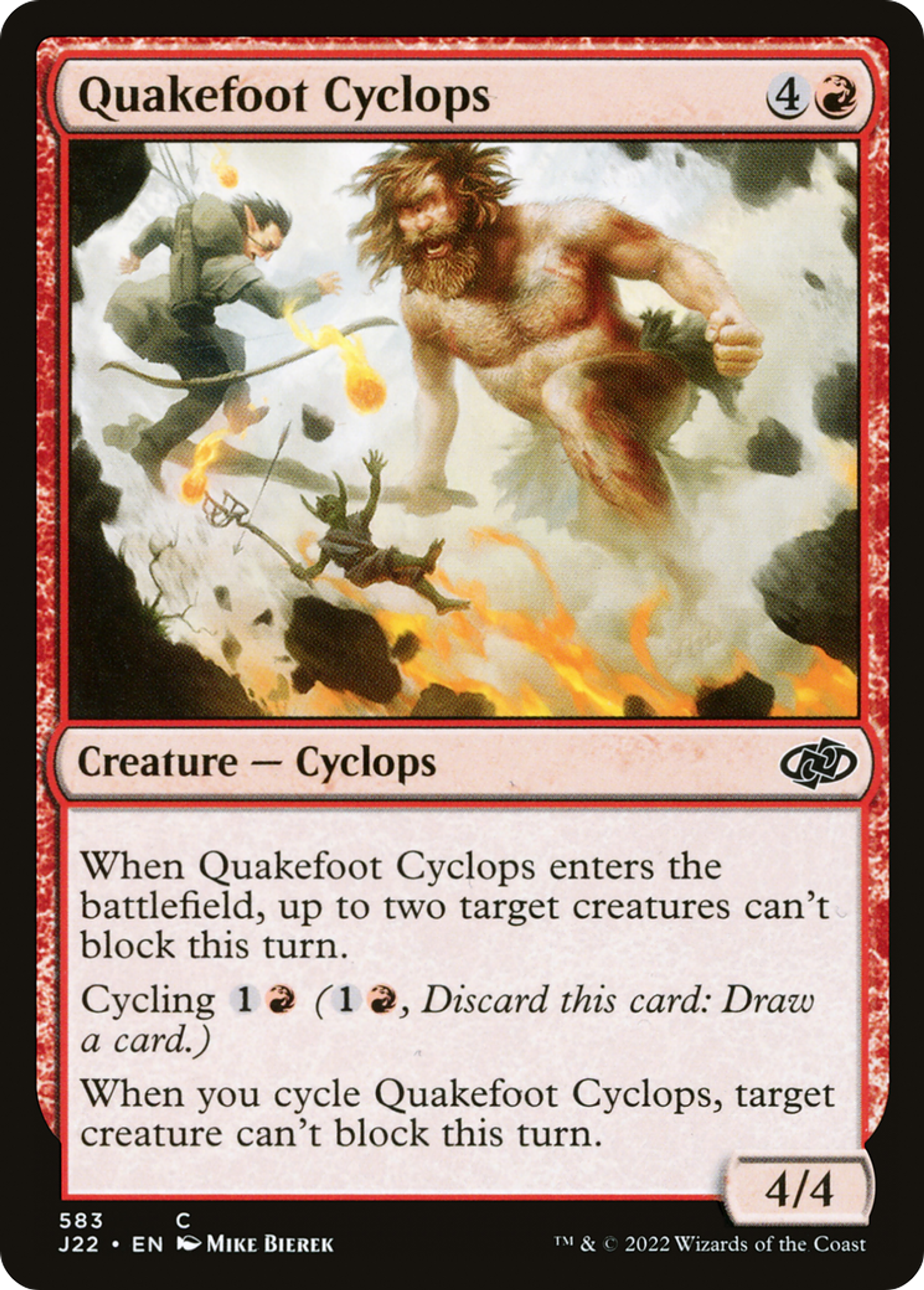 Cyclope tellurique — Jumpstart 2022 — Magic: The Gathering