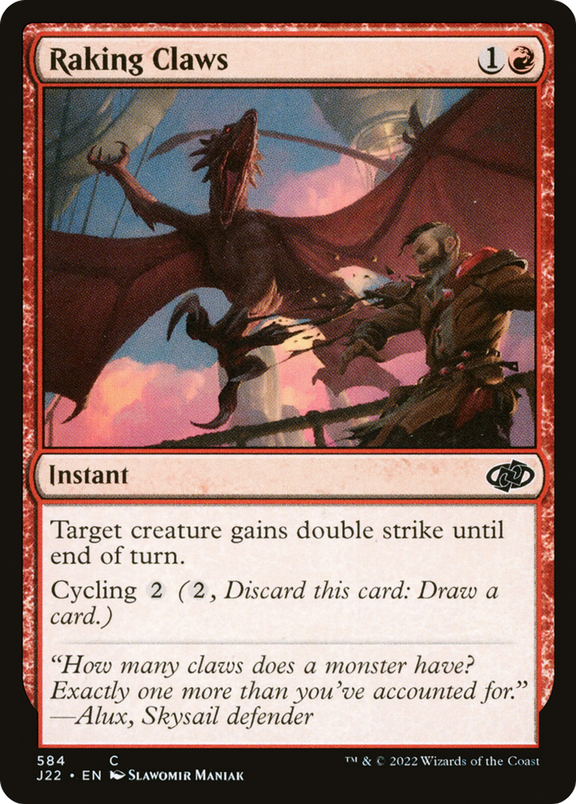 Griffes ratissantes — Jumpstart 2022 — Magic: The Gathering