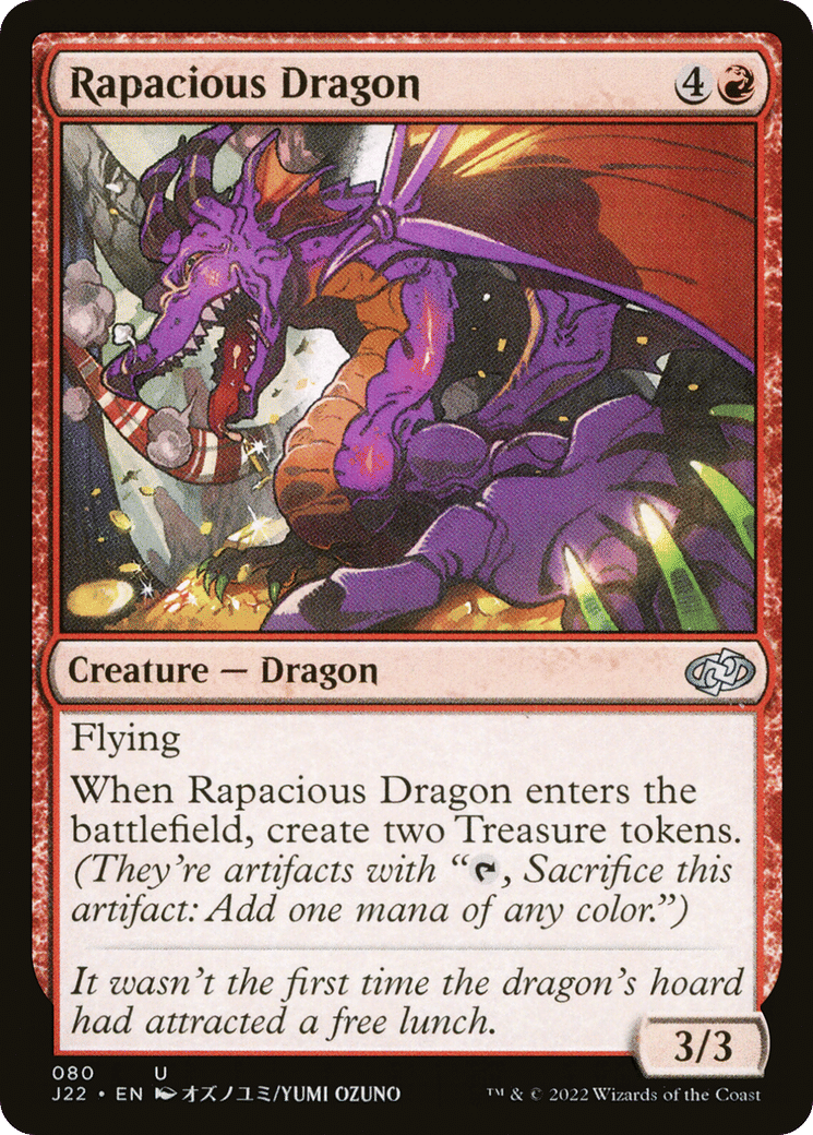 Rapacious Dragon — Jumpstart 2022 — Magic: The Gathering