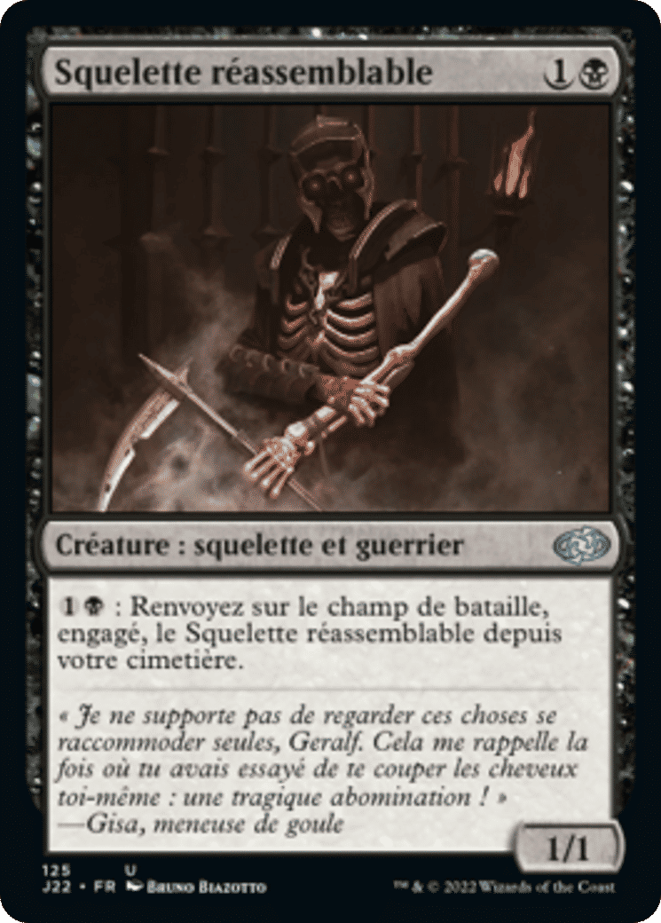 Squelette réassemblable from Jumpstart 2022 - Magic: The Gathering