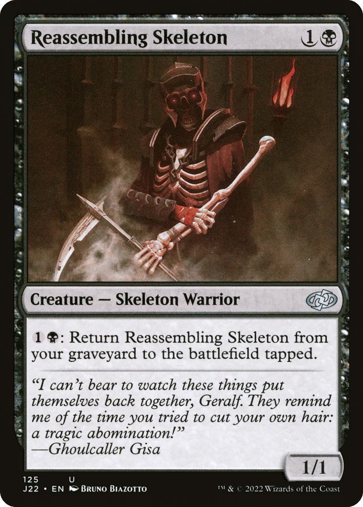 Reassembling Skeleton — Jumpstart 2022 — Magic: The Gathering