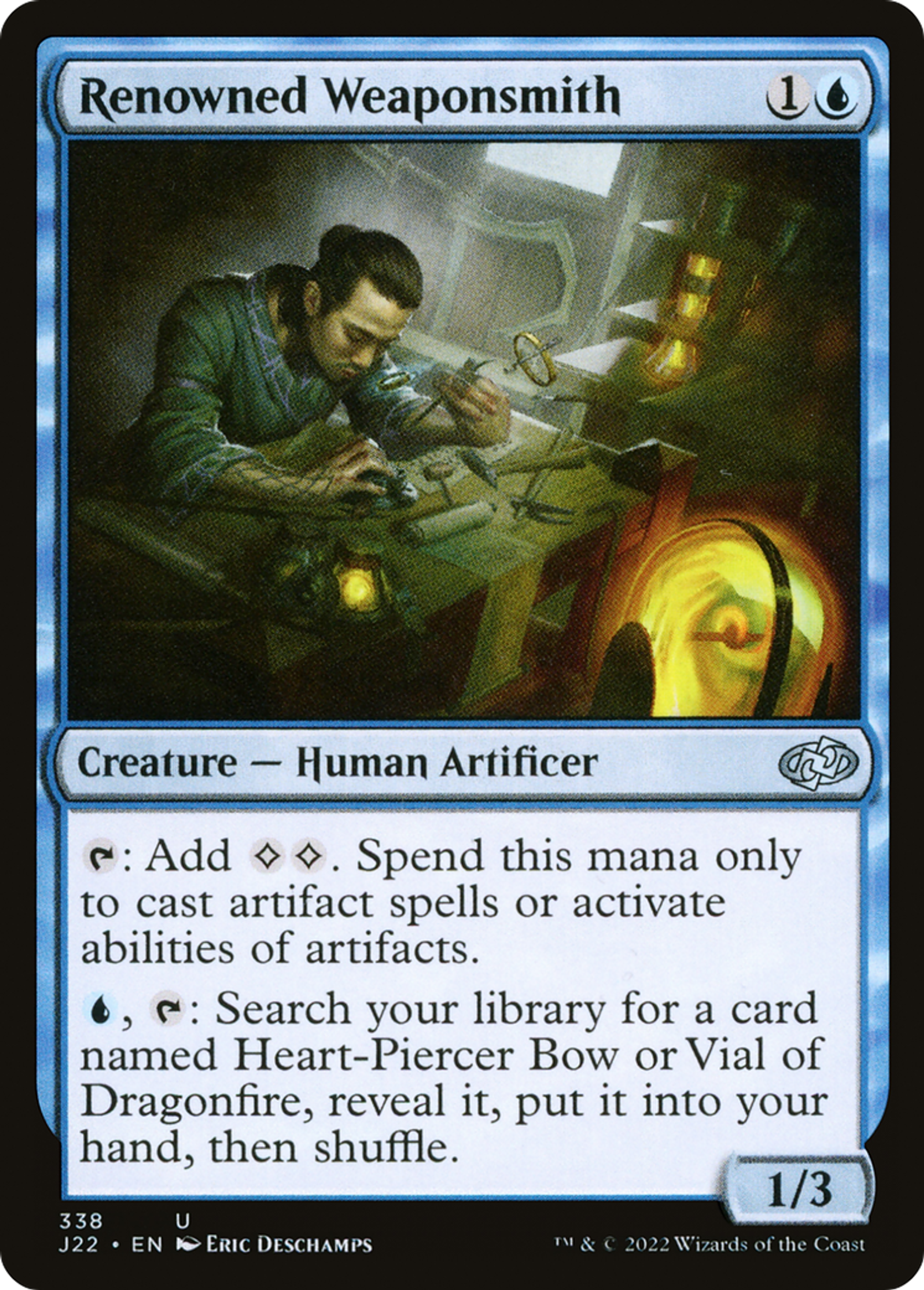 Forgeur d'armes réputé — Jumpstart 2022 — Magic: The Gathering