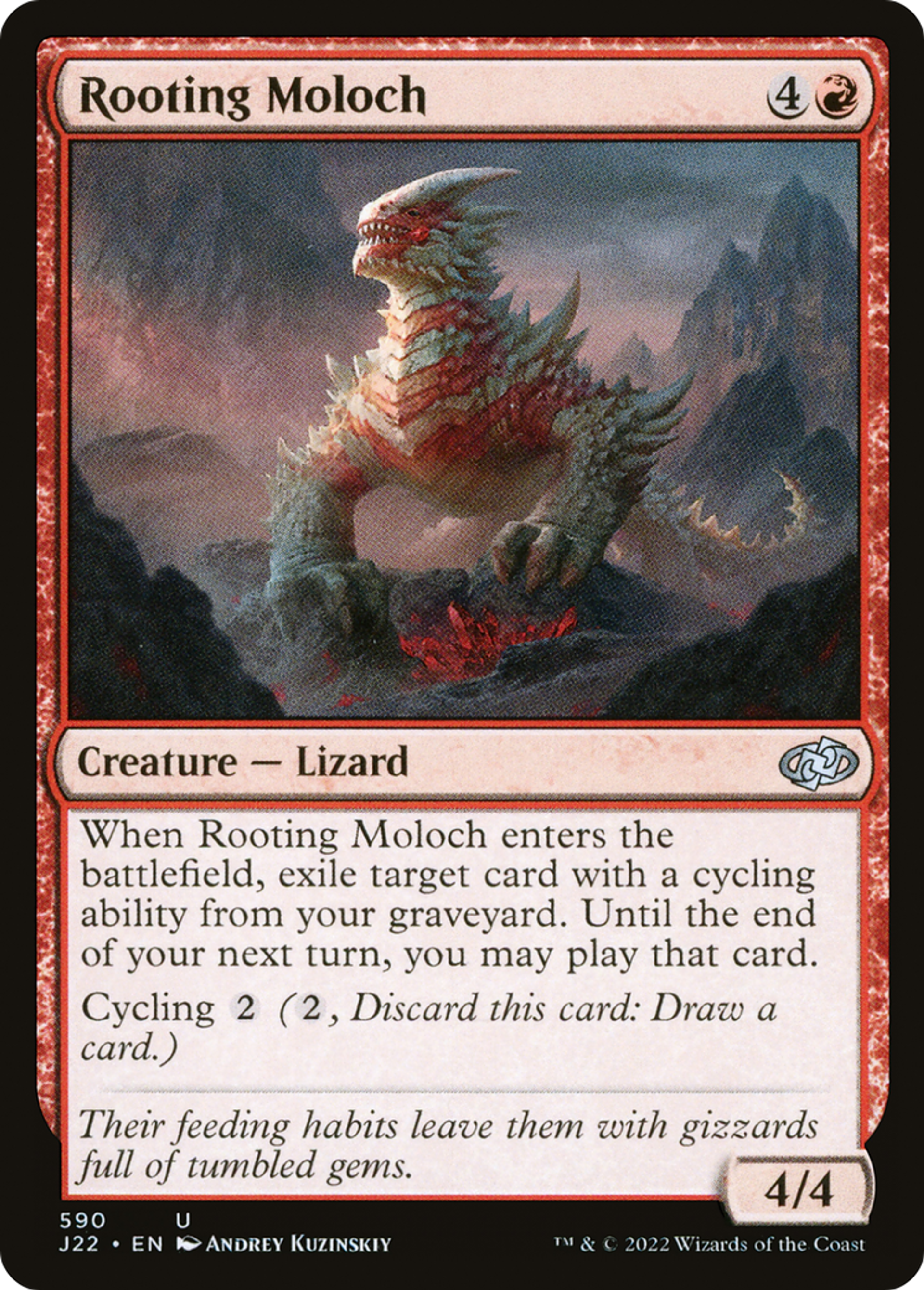 Diable cornu éradicateur — Jumpstart 2022 — Magic: The Gathering