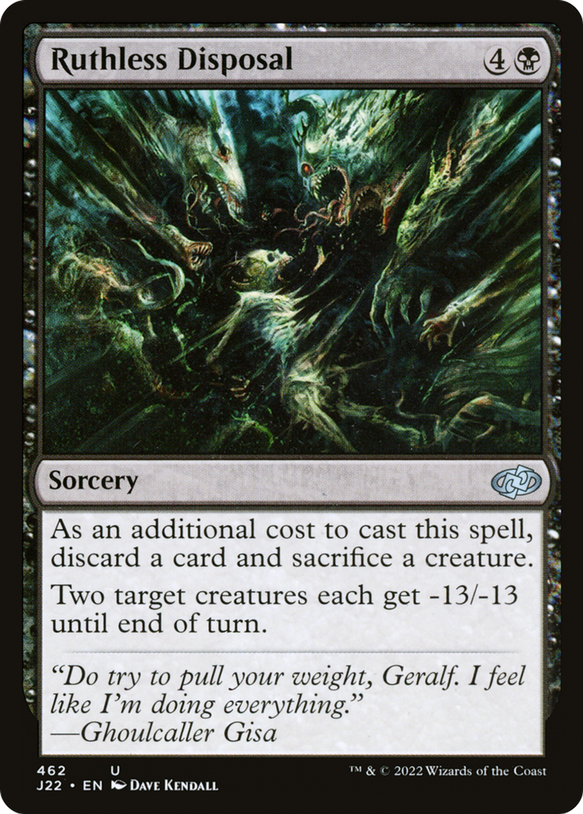 Disposition impitoyable — Jumpstart 2022 — Magic: The Gathering